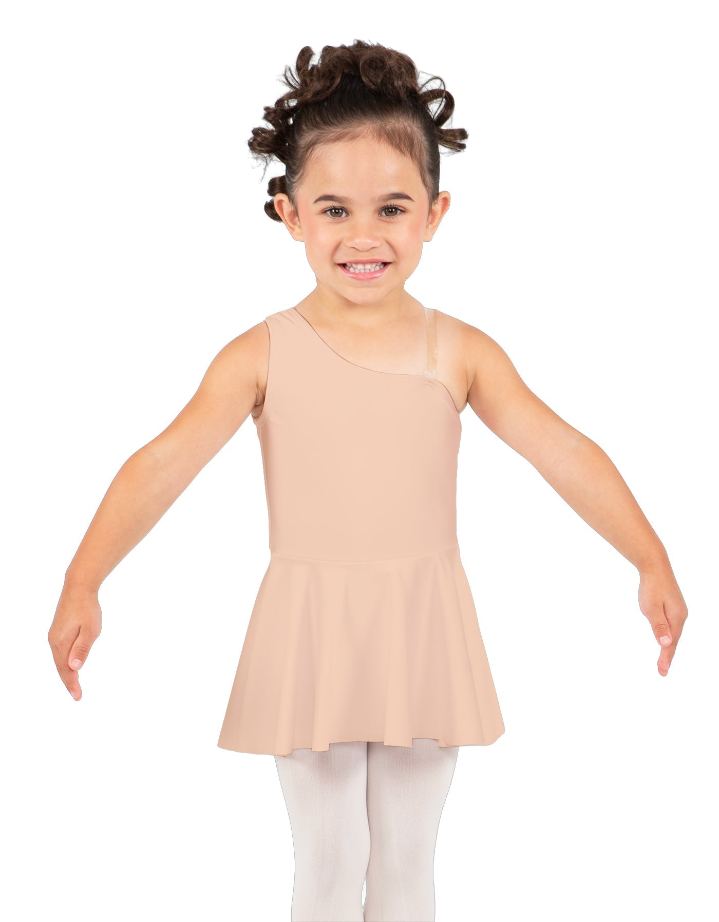 Solid Lycra One Shoulder Dress