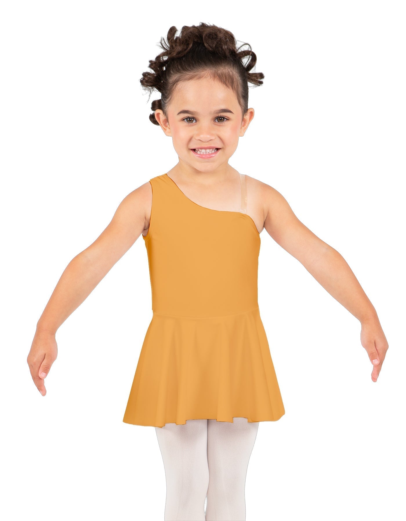 Solid Lycra One Shoulder Dress