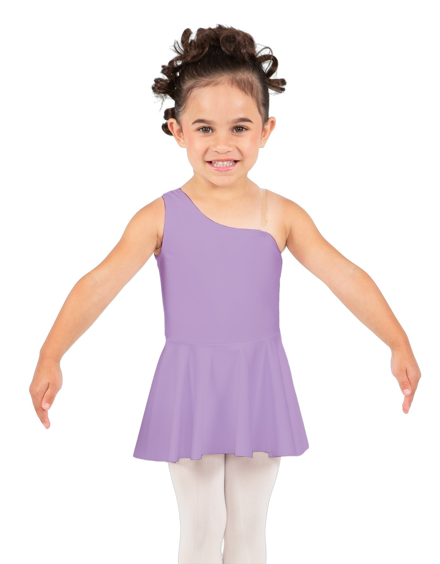 Solid Lycra One Shoulder Dress