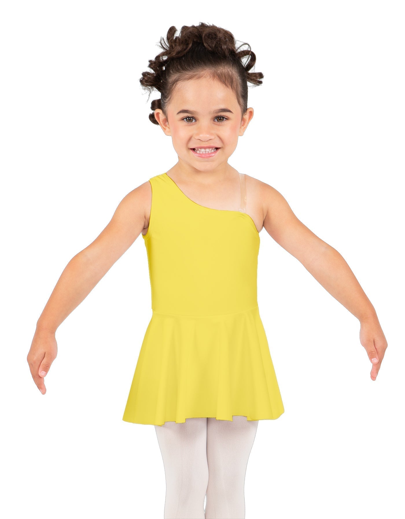 Solid Lycra One Shoulder Dress