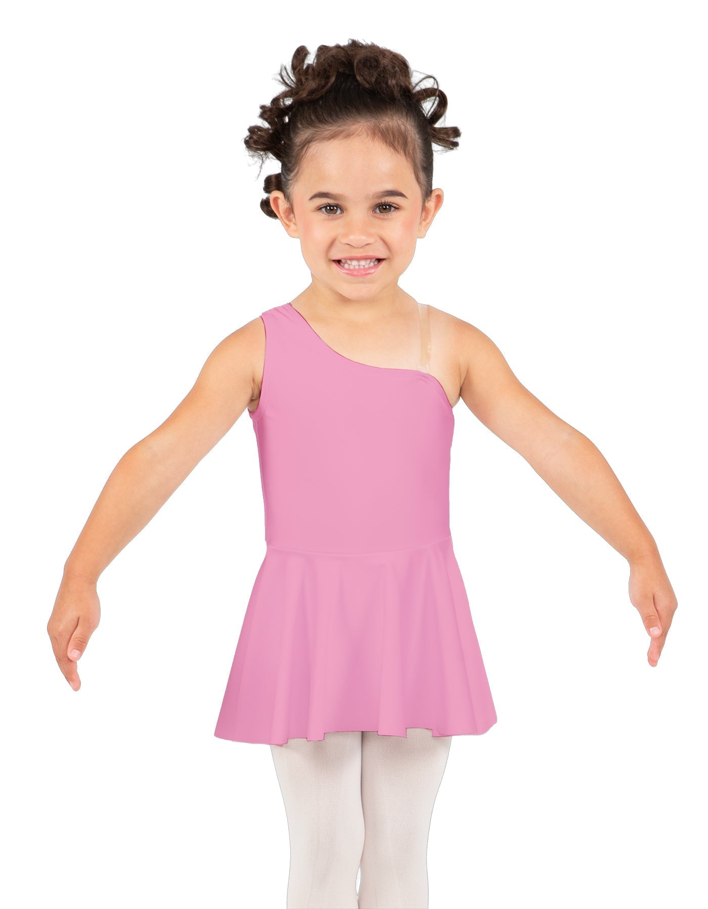 Solid Lycra One Shoulder Dress