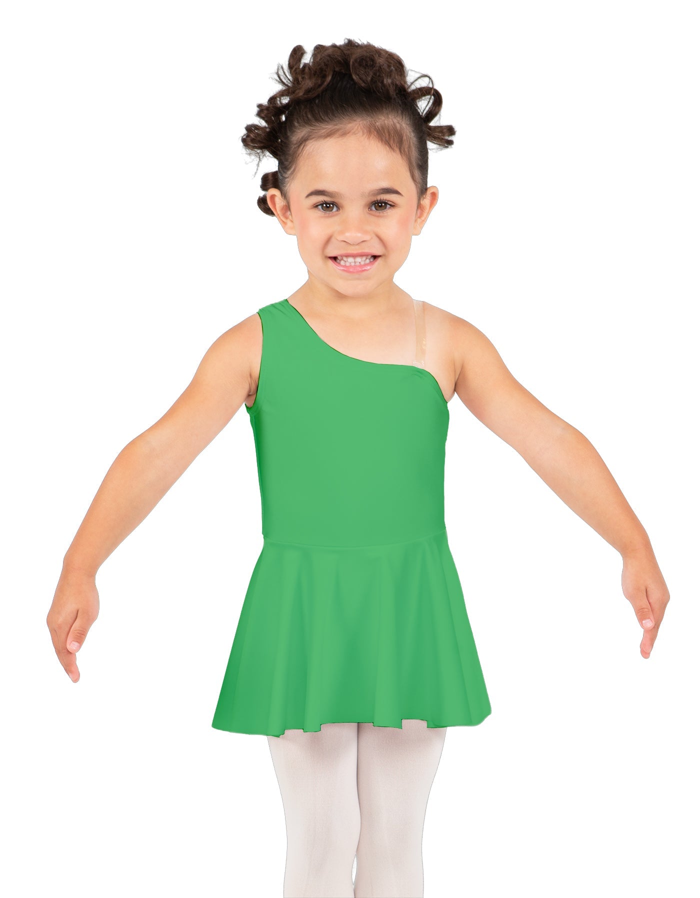 Solid Lycra One Shoulder Dress