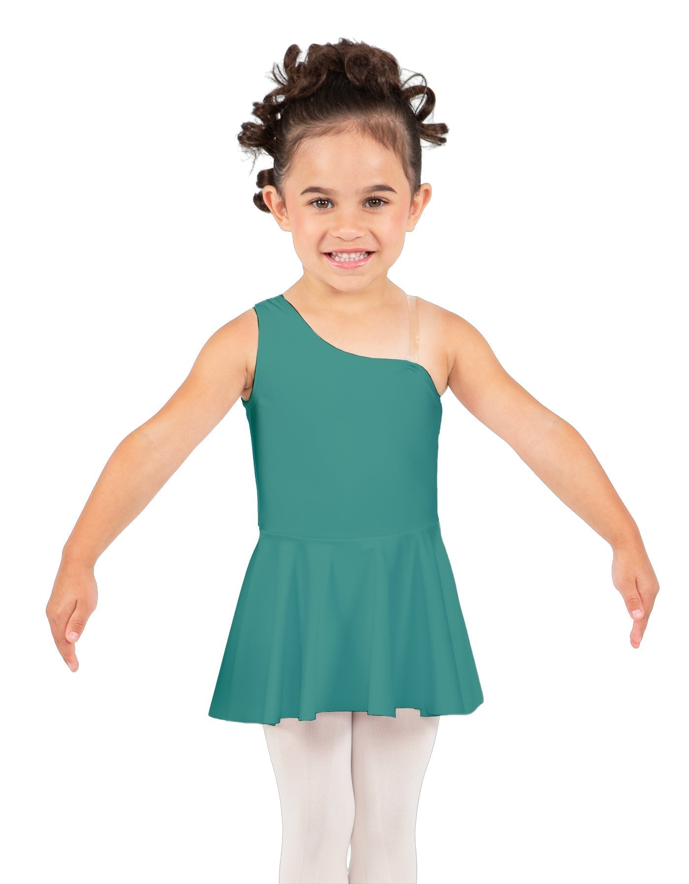 Solid Lycra One Shoulder Dress