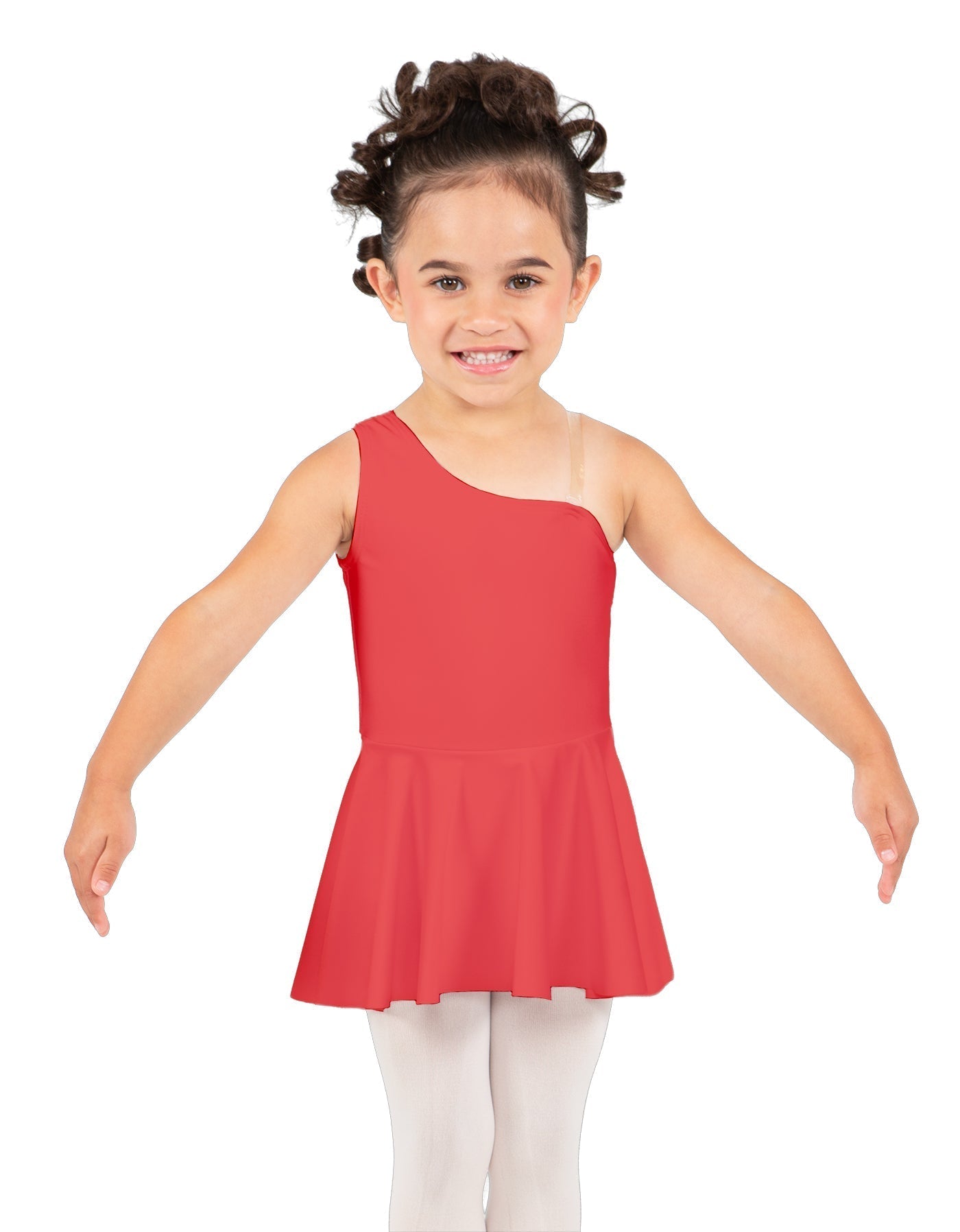 Solid Lycra One Shoulder Dress