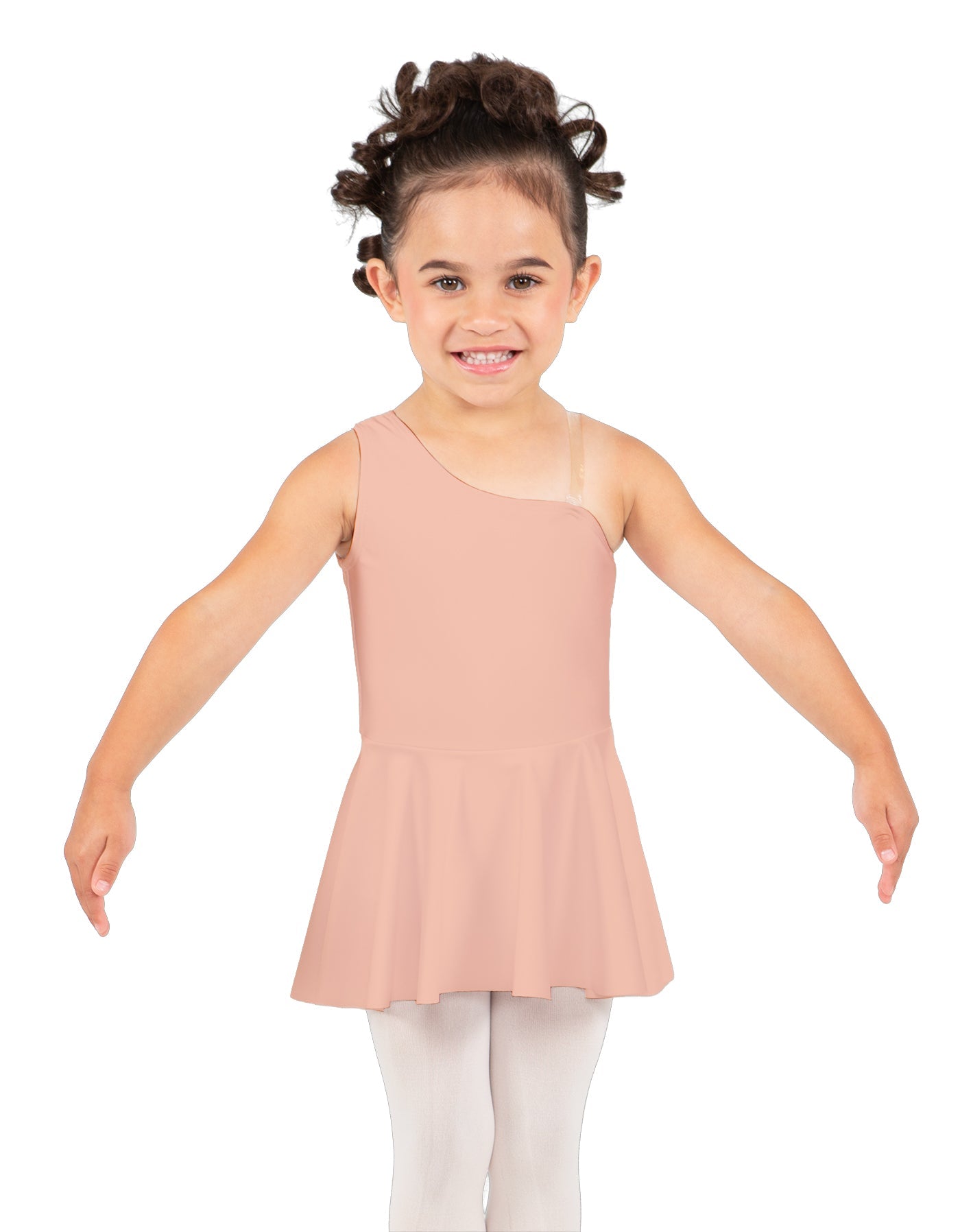 Solid Lycra One Shoulder Dress