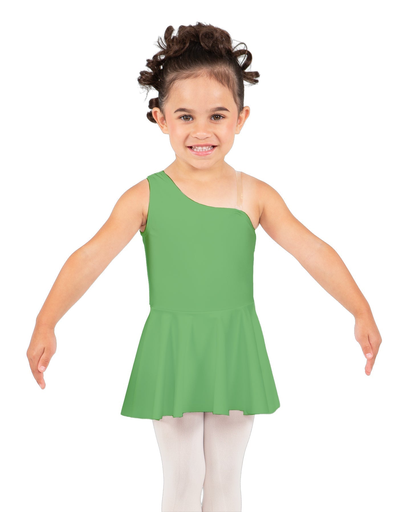 Solid Lycra One Shoulder Dress