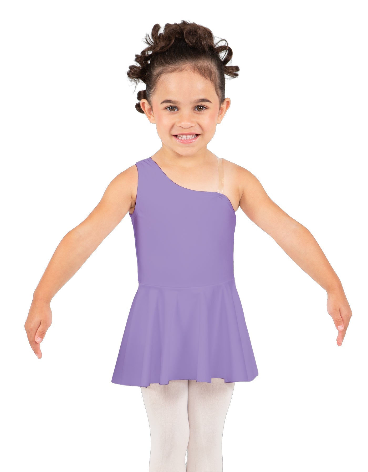 Solid Lycra One Shoulder Dress