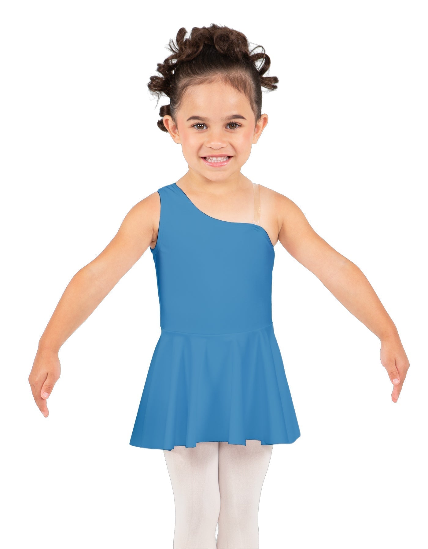 Solid Lycra One Shoulder Dress