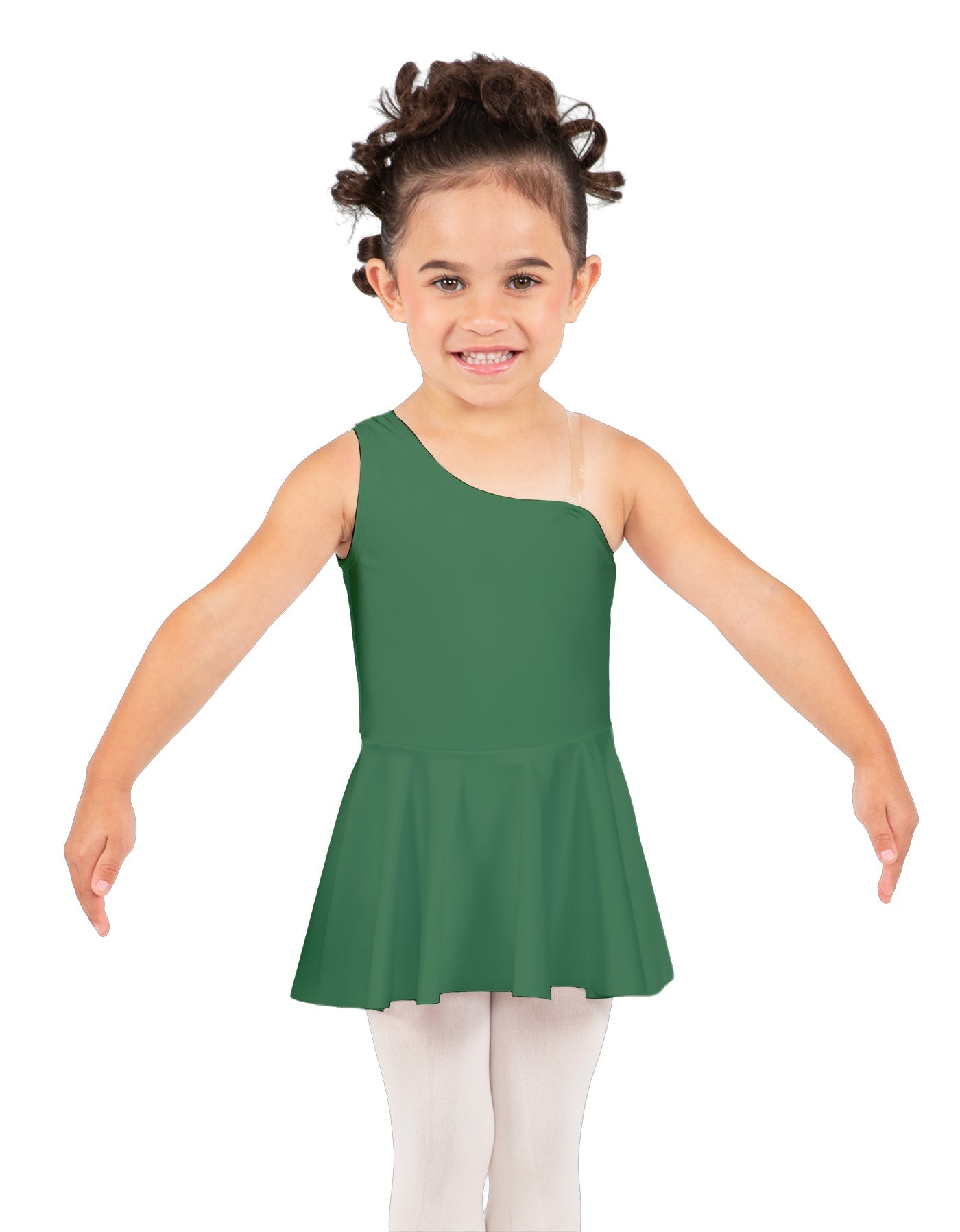 Solid Lycra One Shoulder Dress