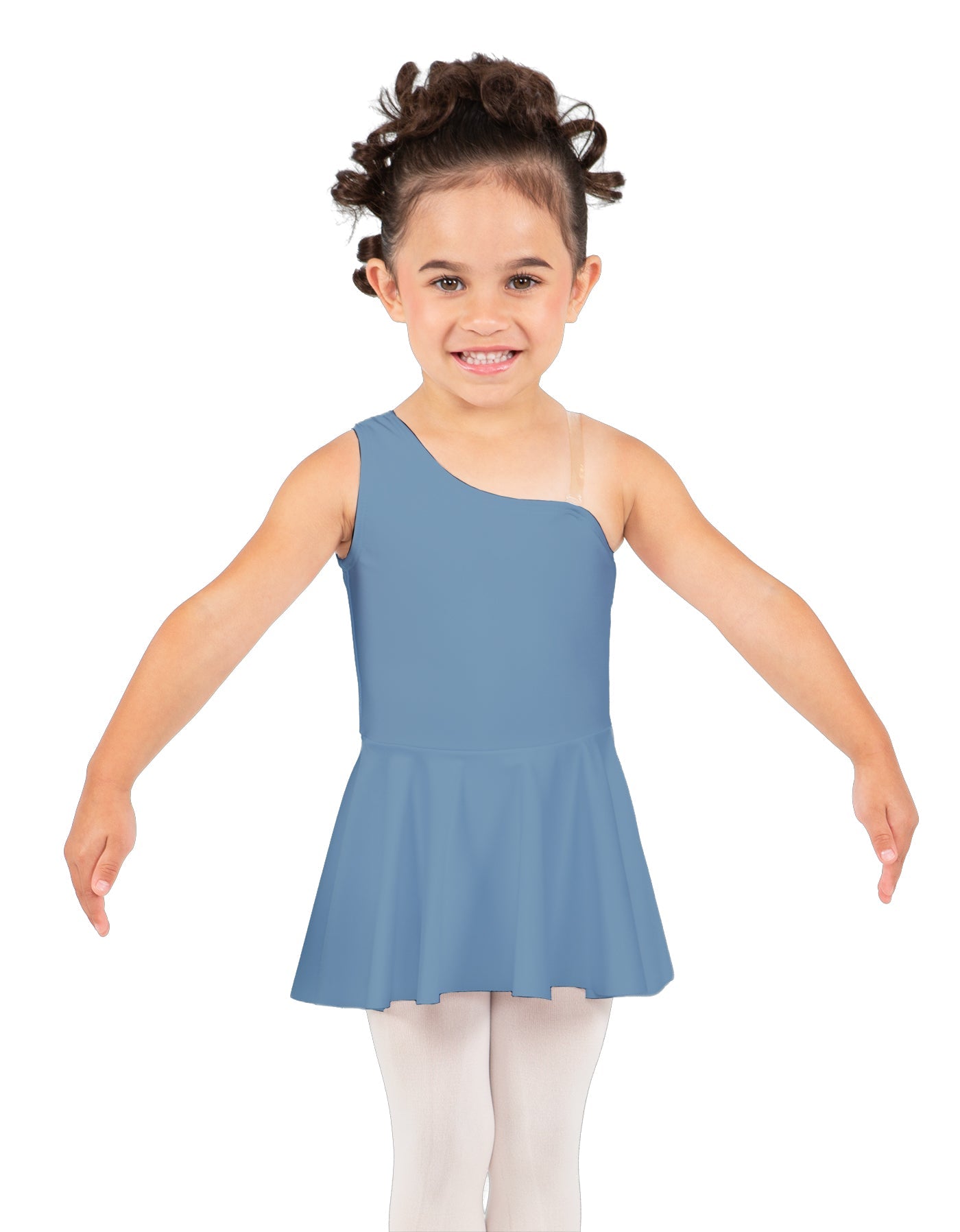 Solid Lycra One Shoulder Dress