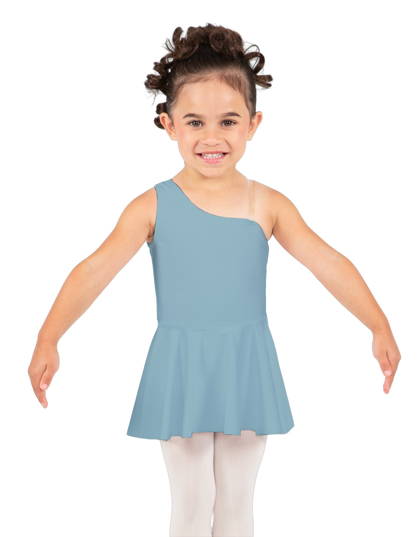 Solid Lycra One Shoulder Dress