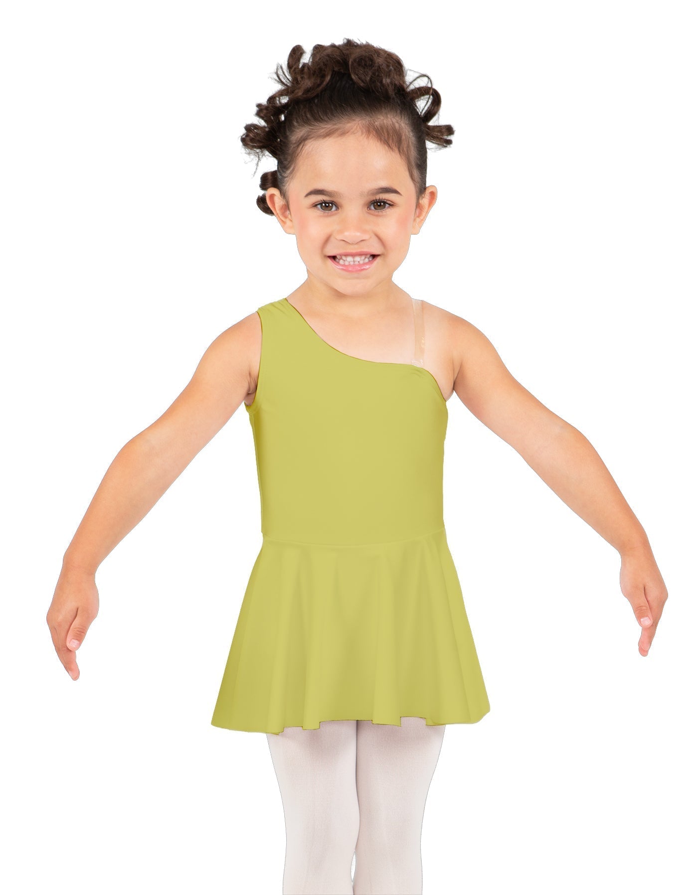 Solid Lycra One Shoulder Dress