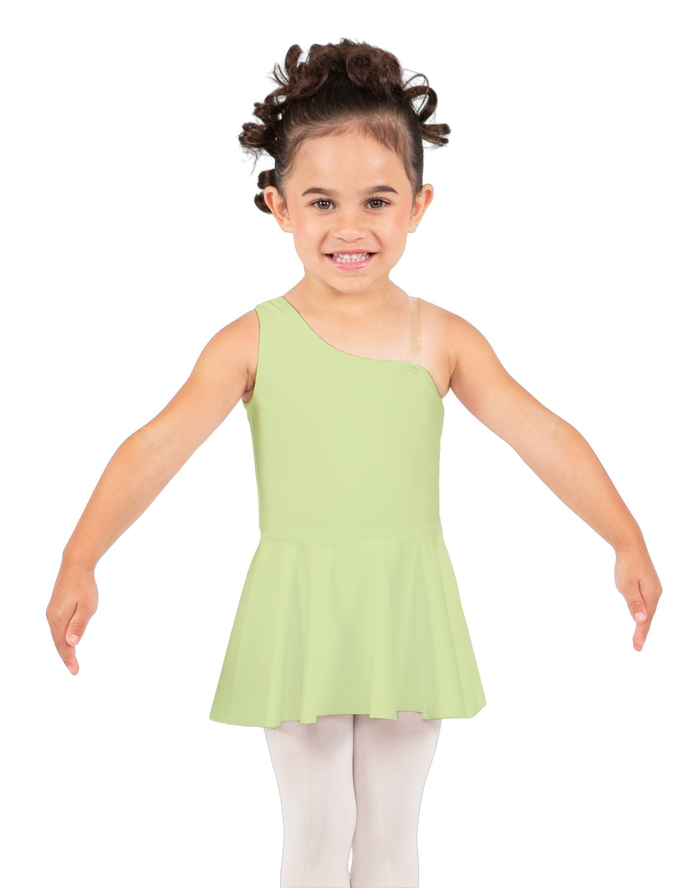 Solid Lycra One Shoulder Dress