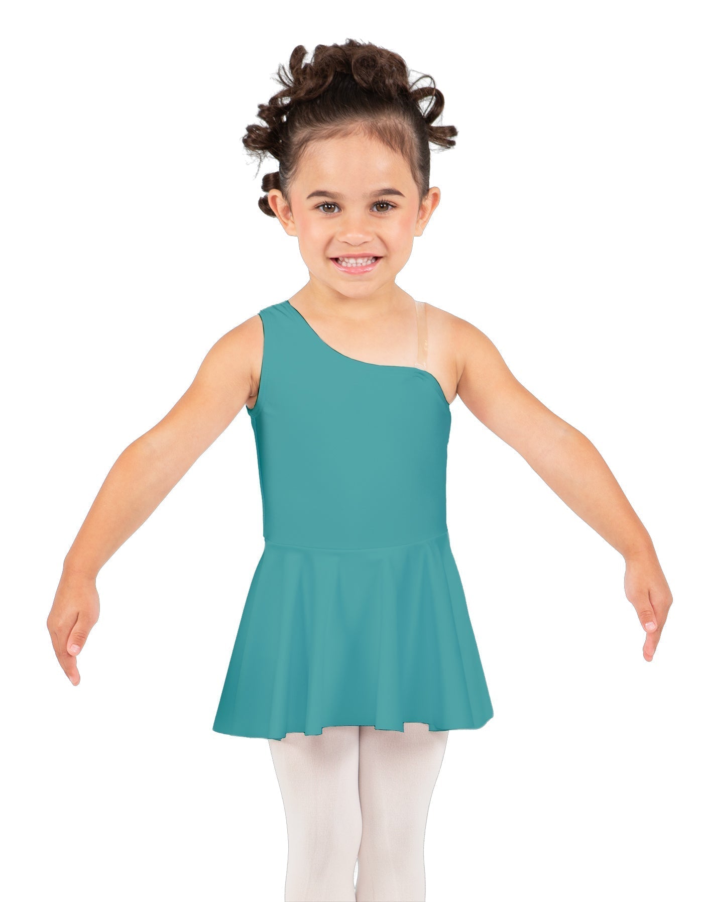 Solid Lycra One Shoulder Dress