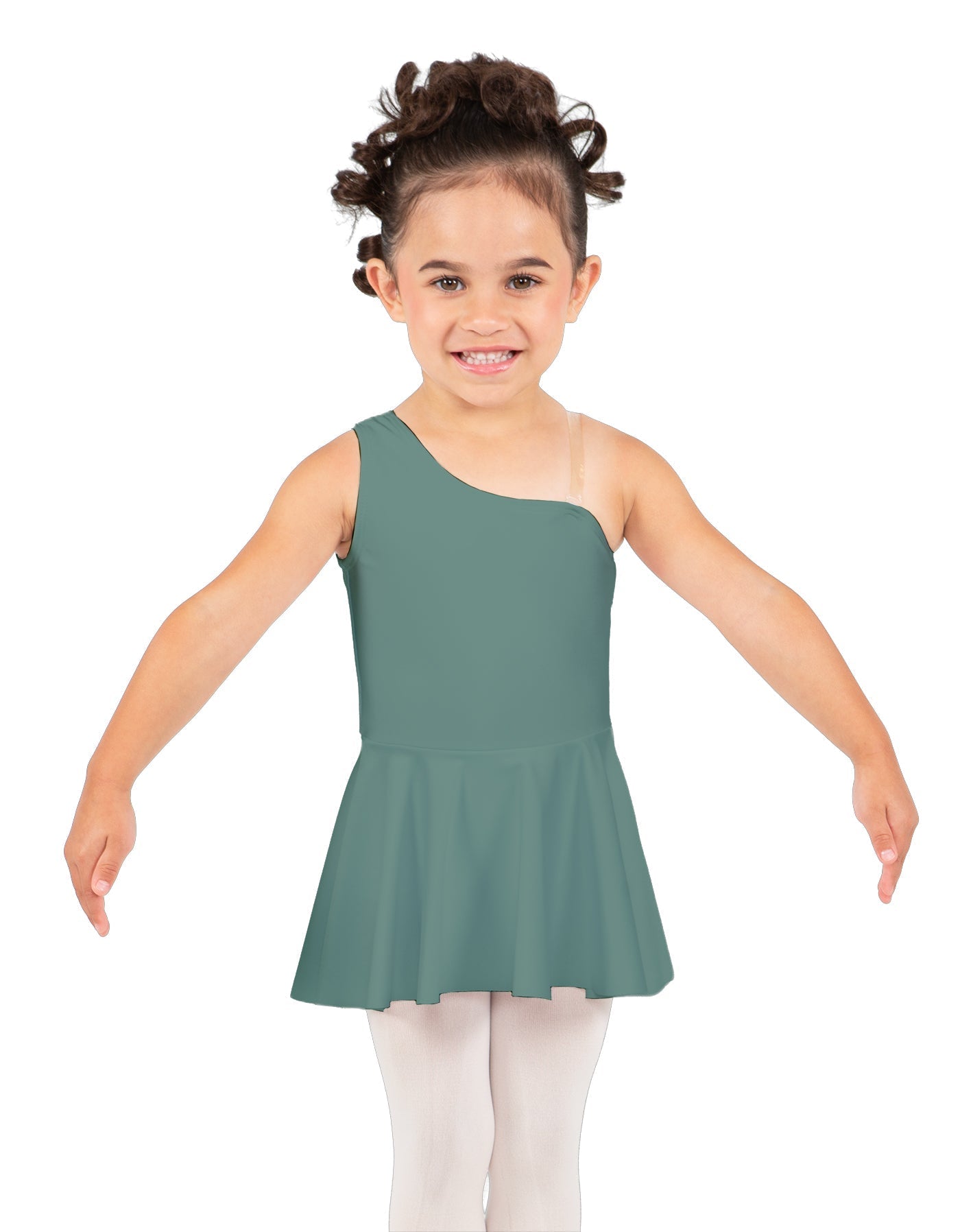Solid Lycra One Shoulder Dress