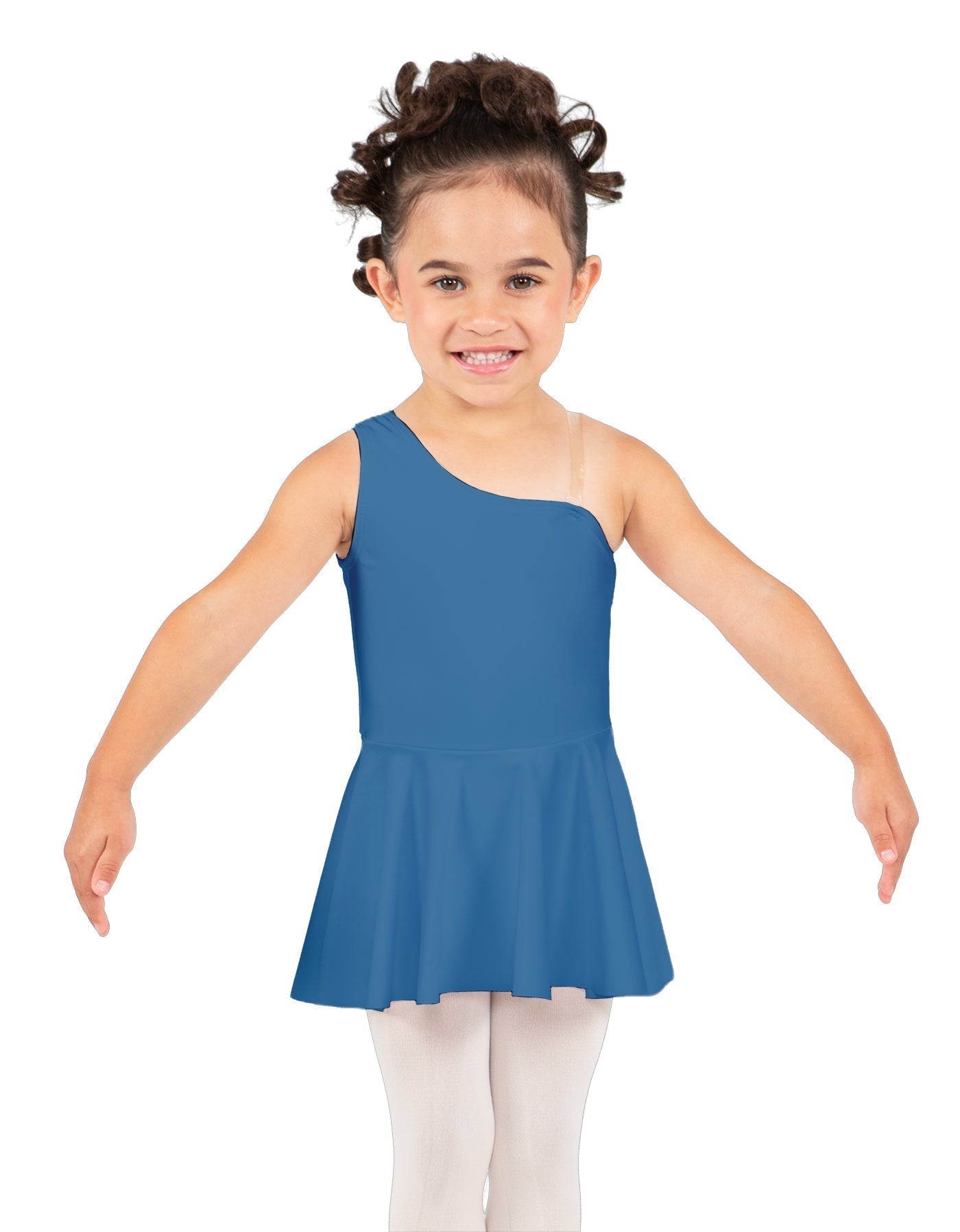 Solid Lycra One Shoulder Dress