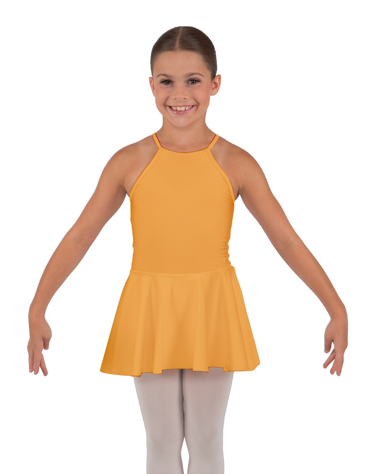 Solid Lycra Halter Binding Dress