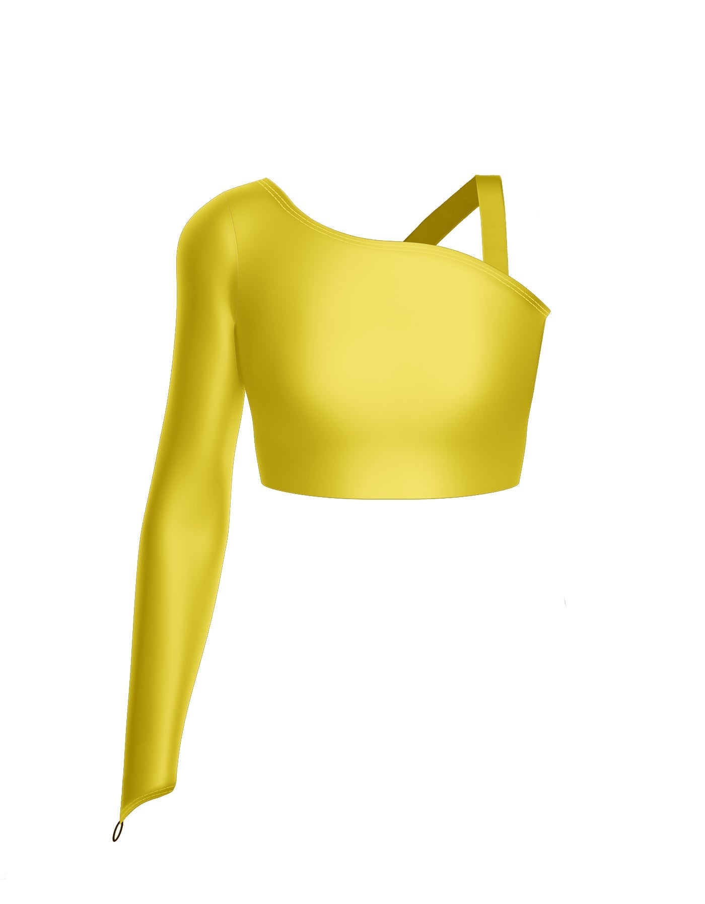 Solid Lycra Sparks Fly Crop Top