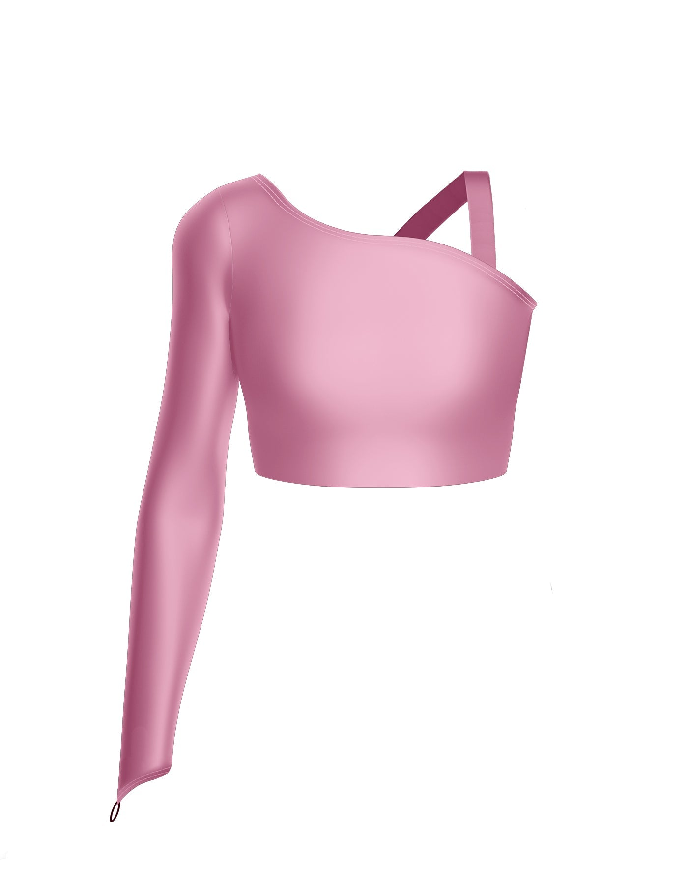 Solid Lycra Sparks Fly Crop Top