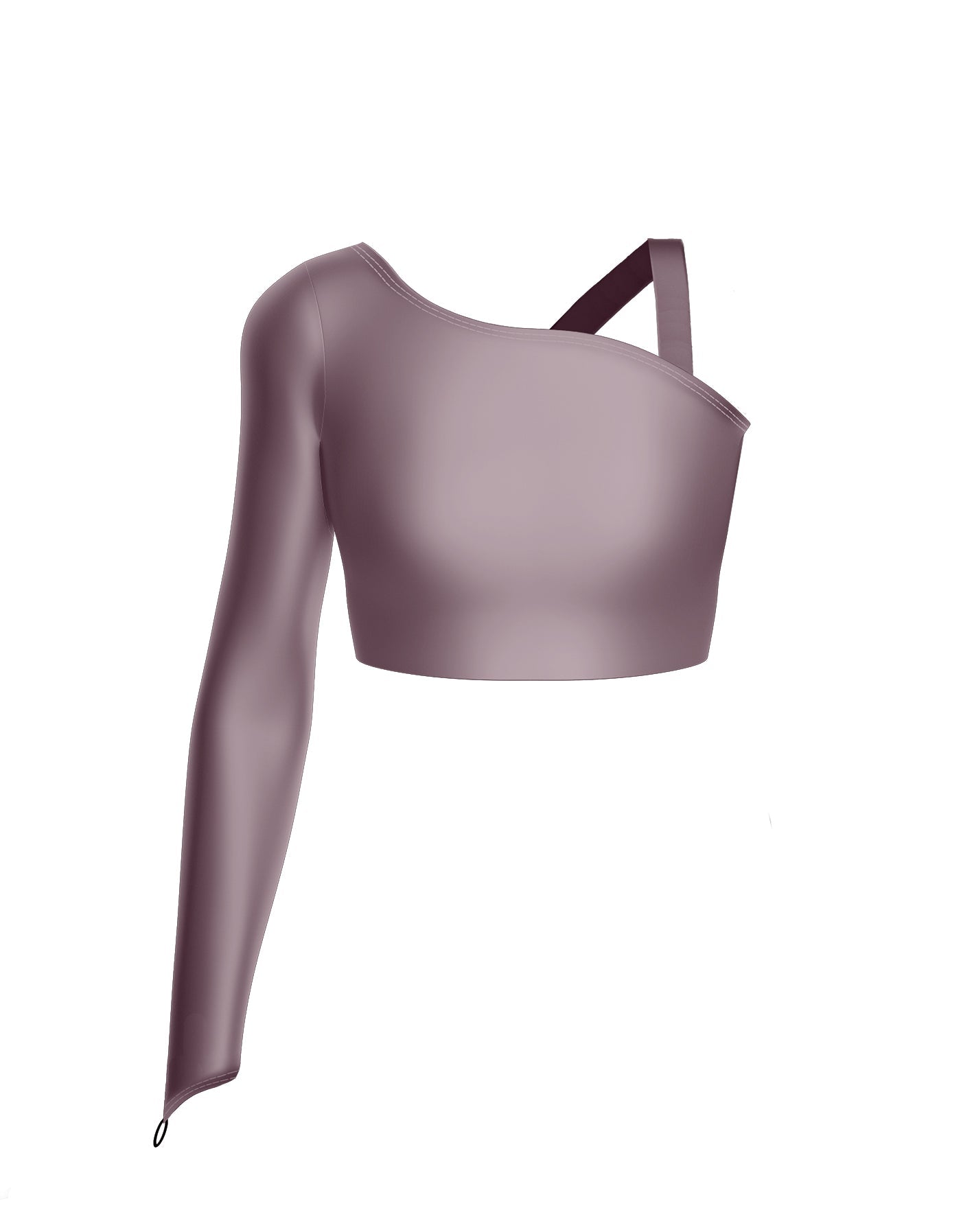 Solid Lycra Sparks Fly Crop Top