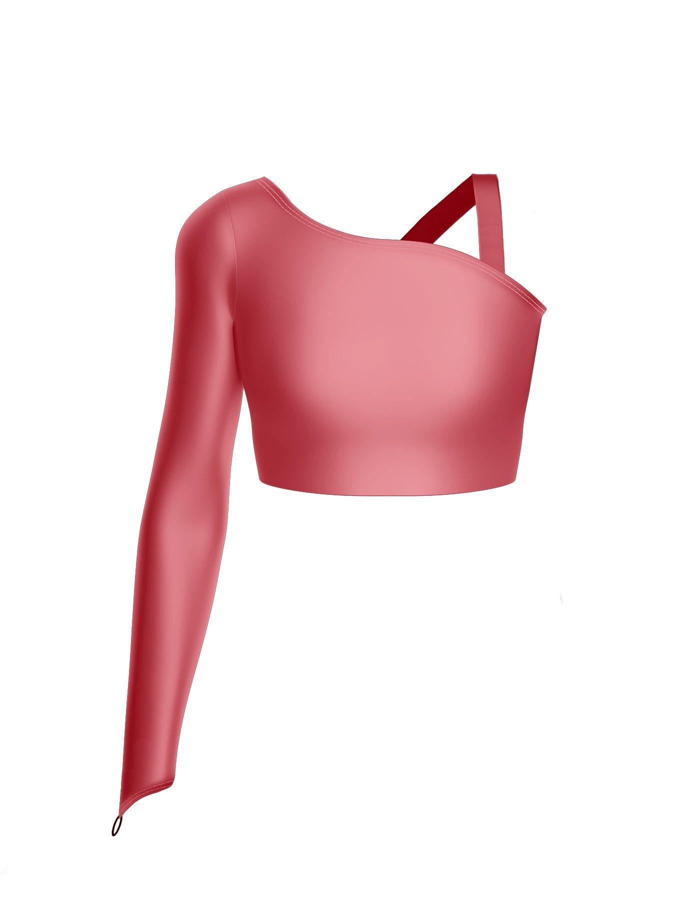 Solid Lycra Sparks Fly Crop Top