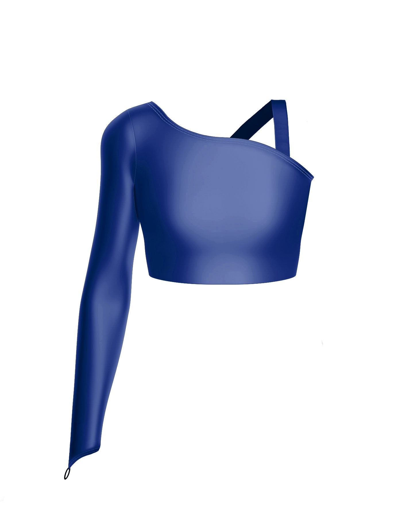 Solid Lycra Sparks Fly Crop Top