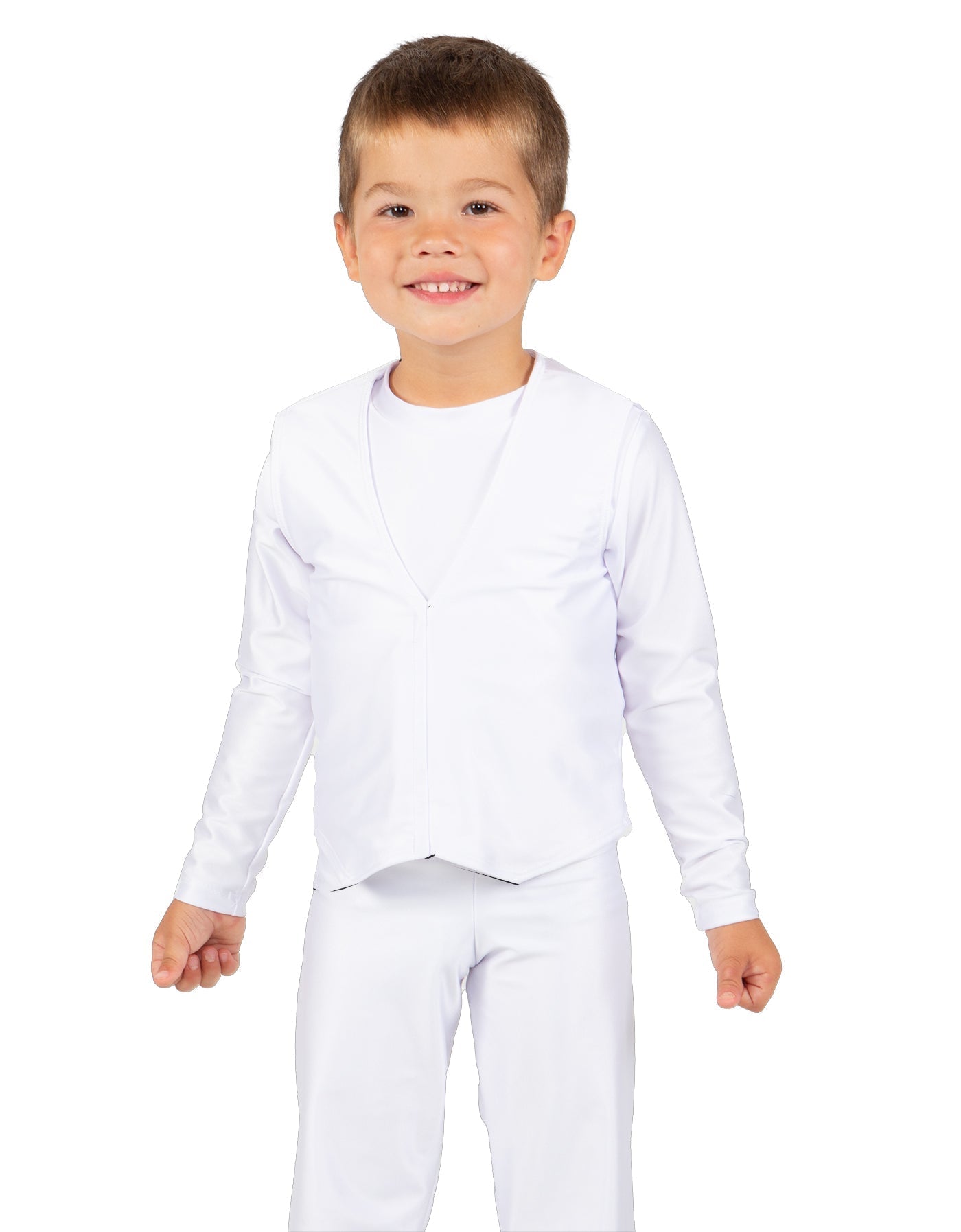 Solid Lycra Boys Vest