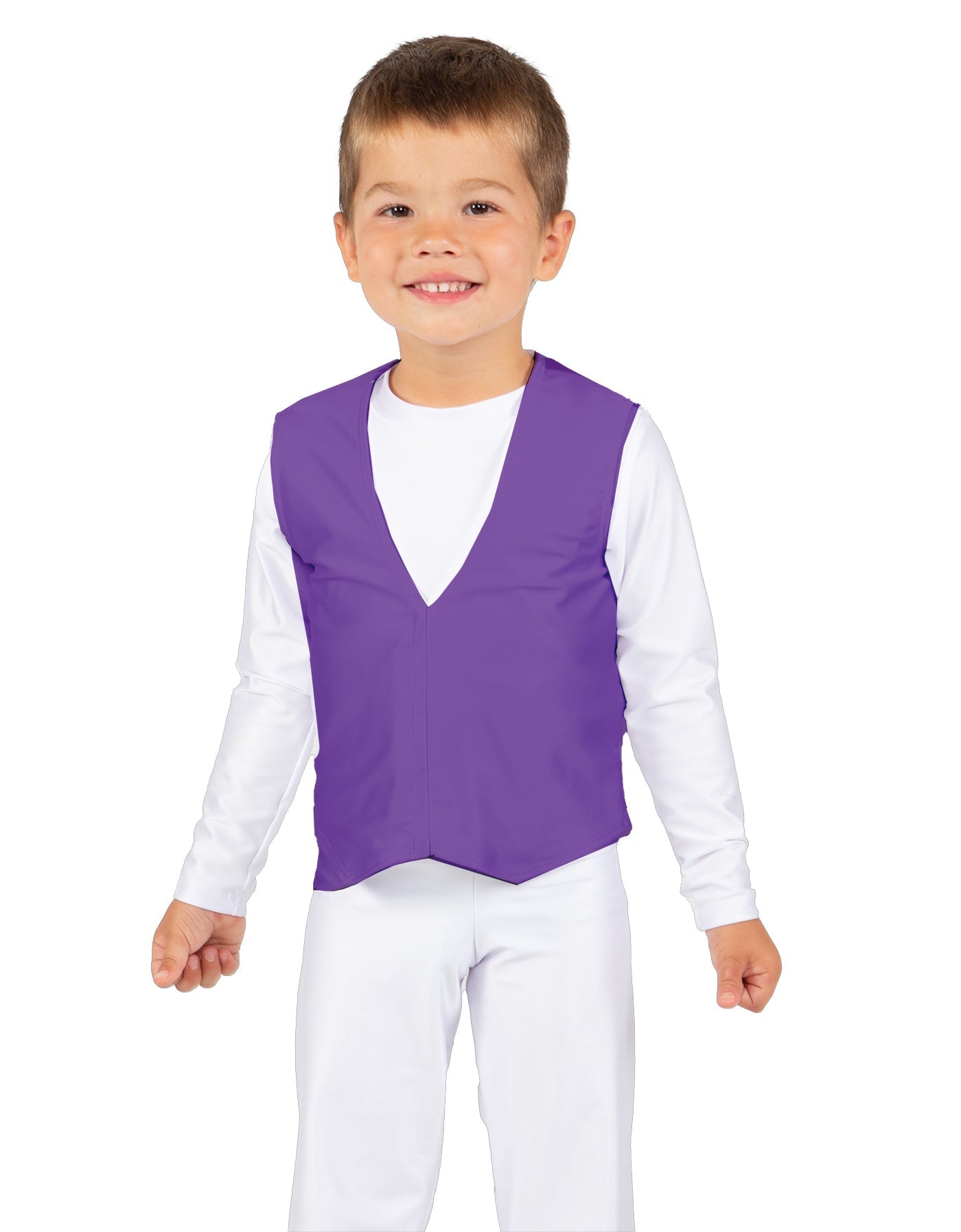 Solid Lycra Boys Vest