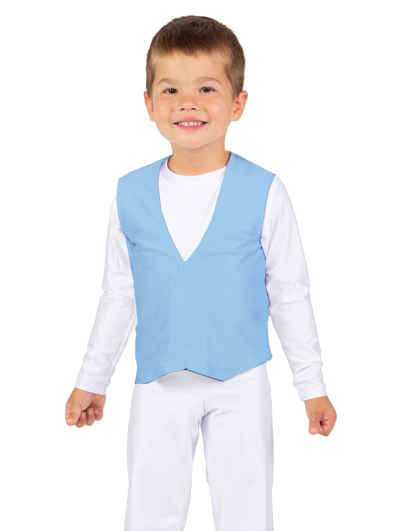 Solid Lycra Boys Vest