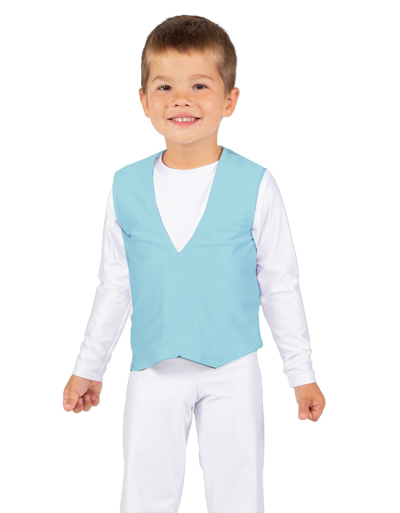 Solid Lycra Boys Vest