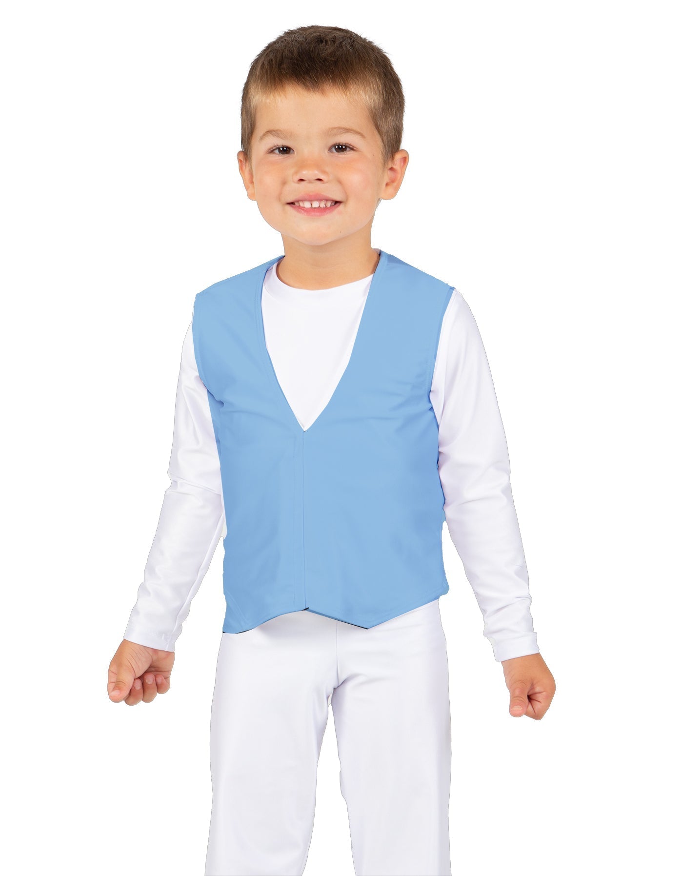 Solid Lycra Boys Vest