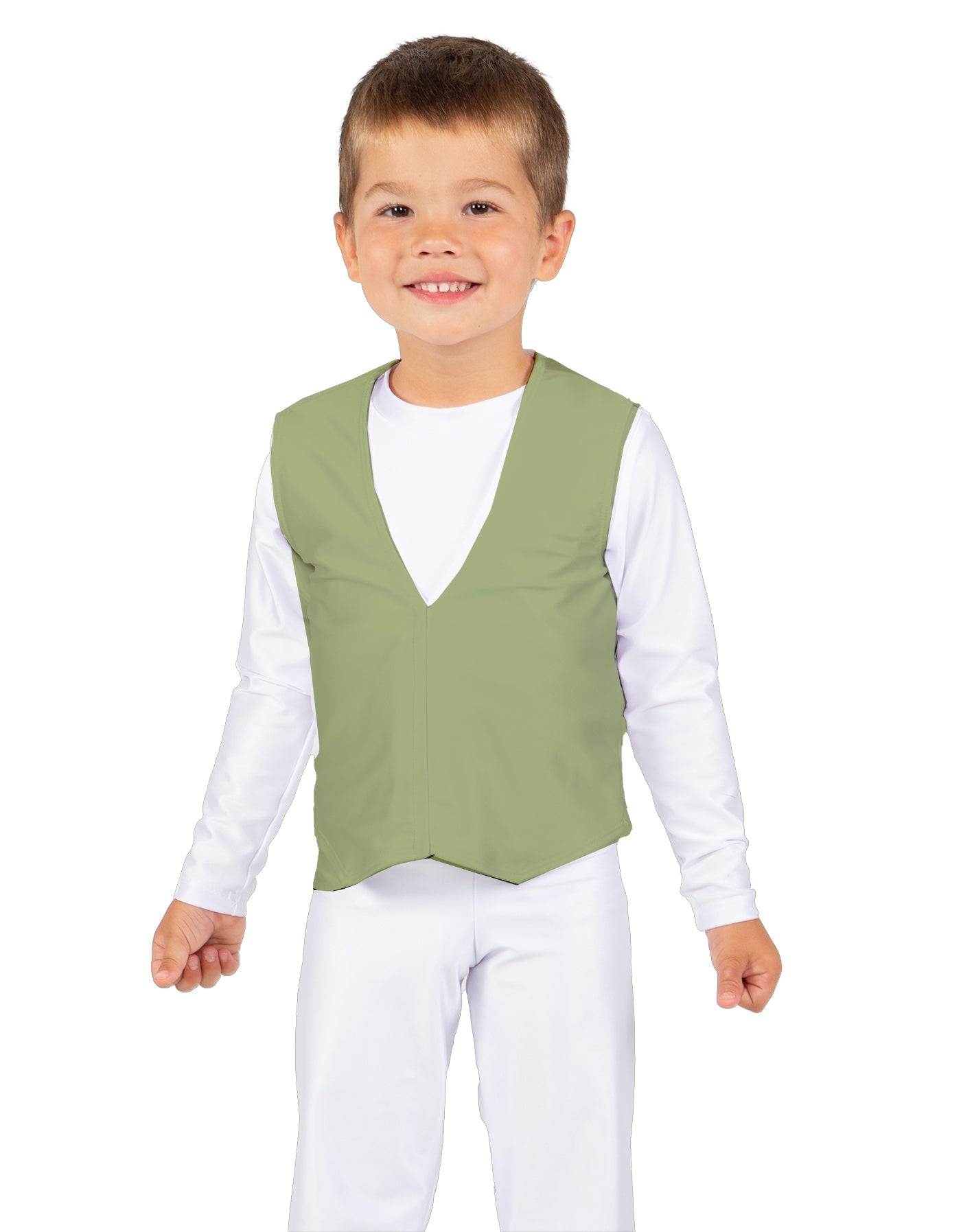 Solid Lycra Boys Vest