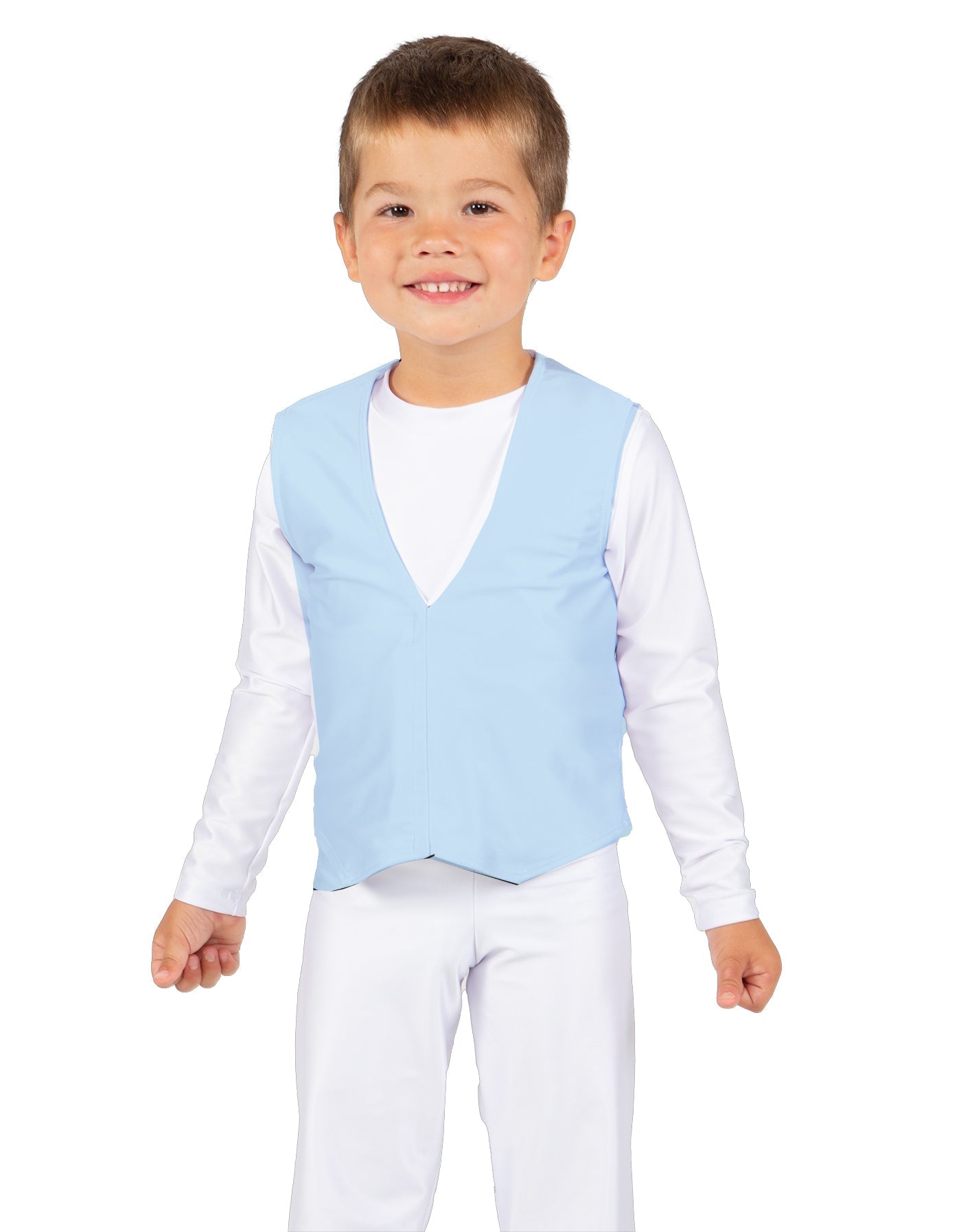 Solid Lycra Boys Vest