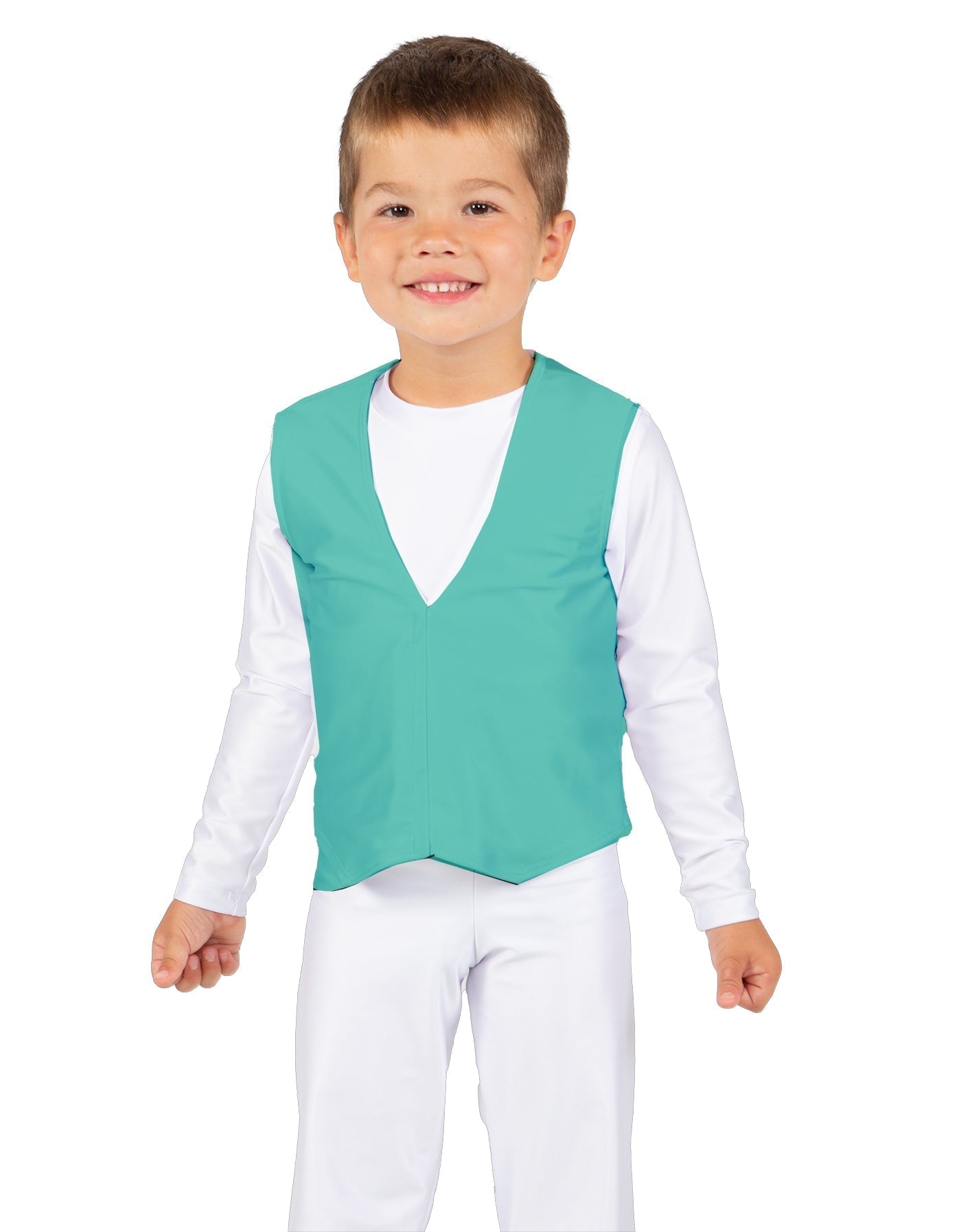Solid Lycra Boys Vest