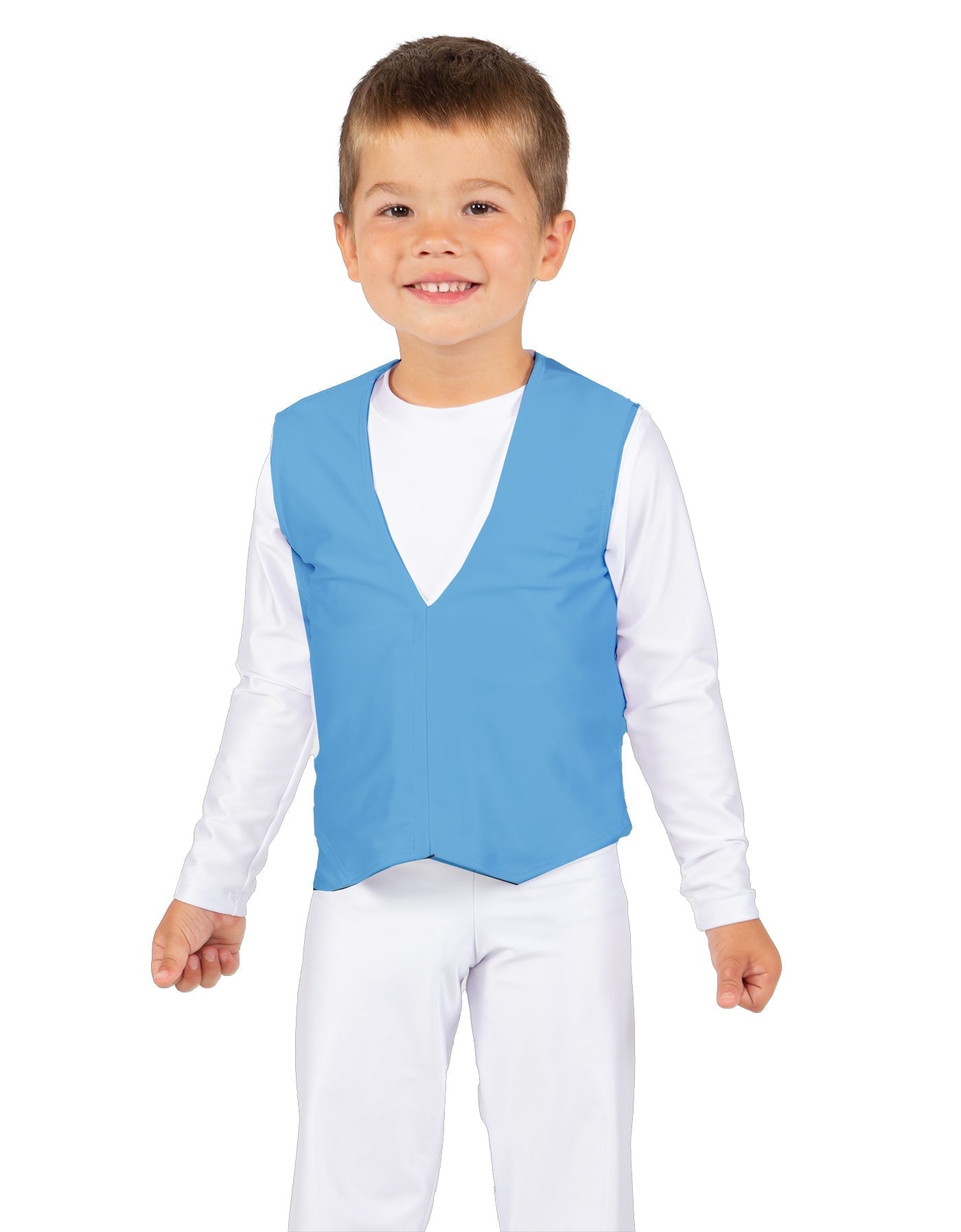 Solid Lycra Boys Vest