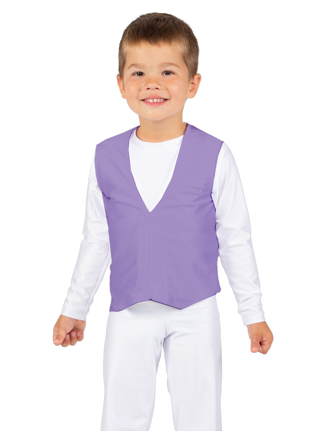 Solid Lycra Boys Vest