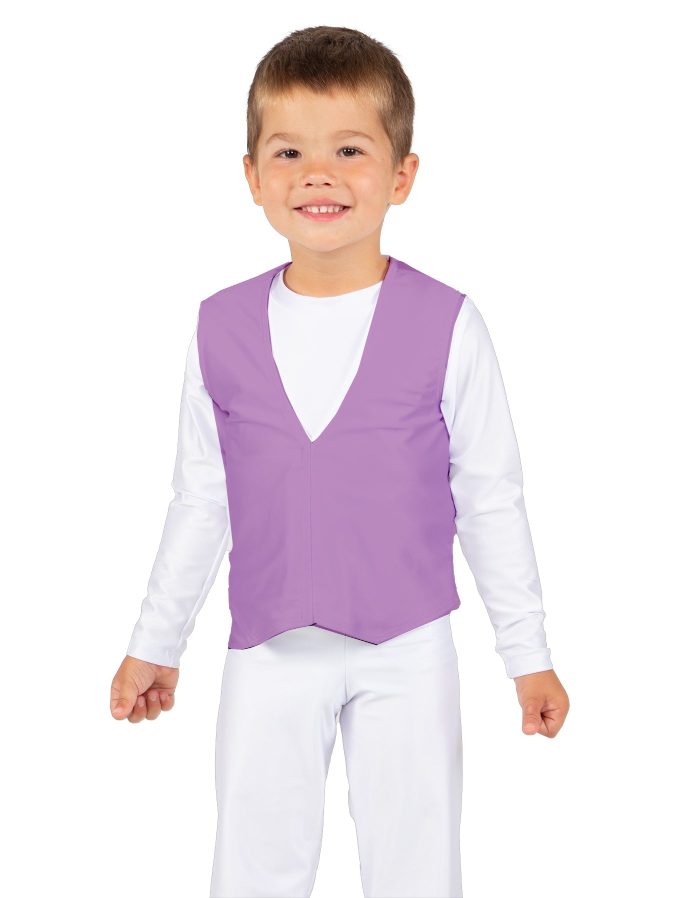 Solid Lycra Boys Vest