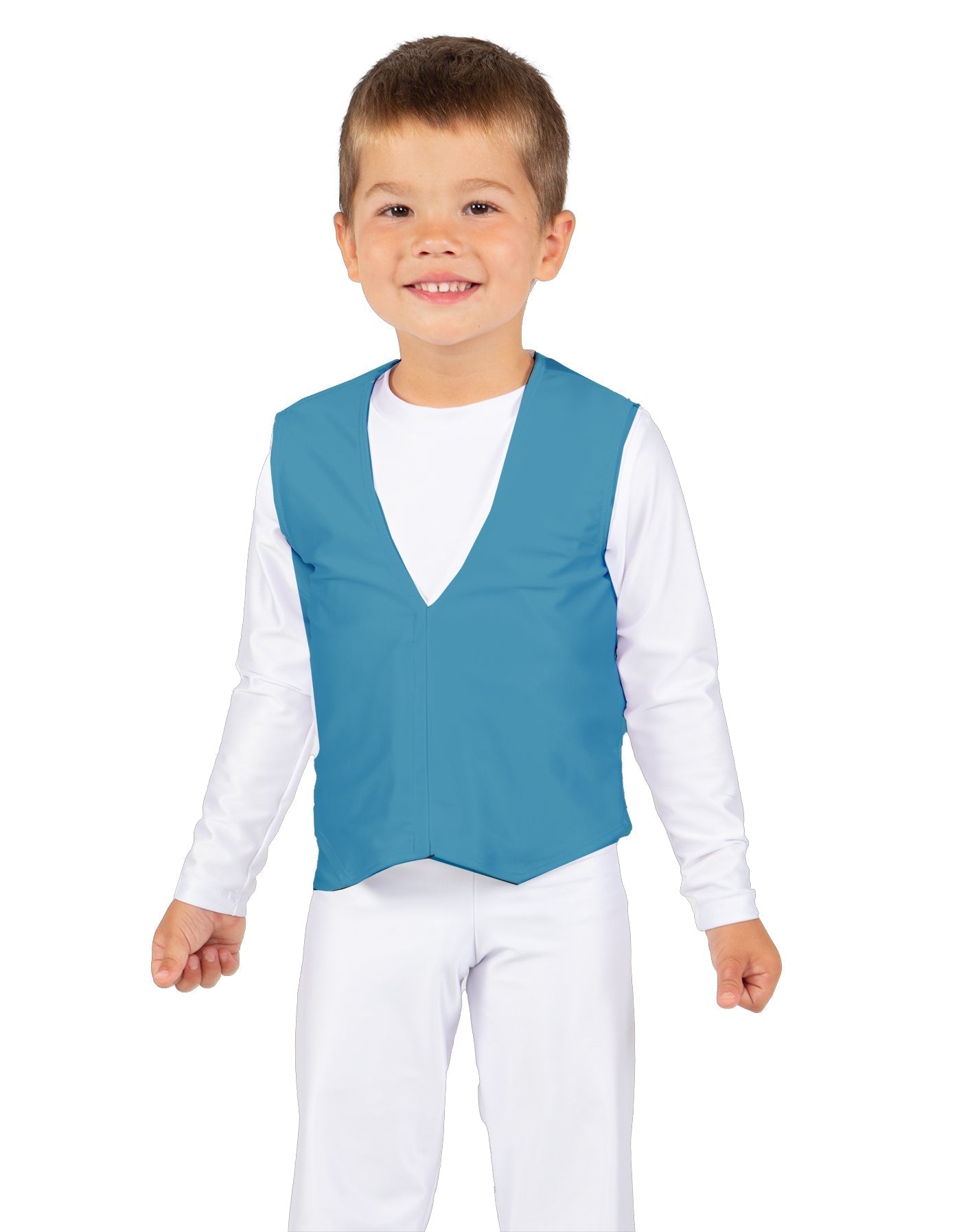 Solid Lycra Boys Vest
