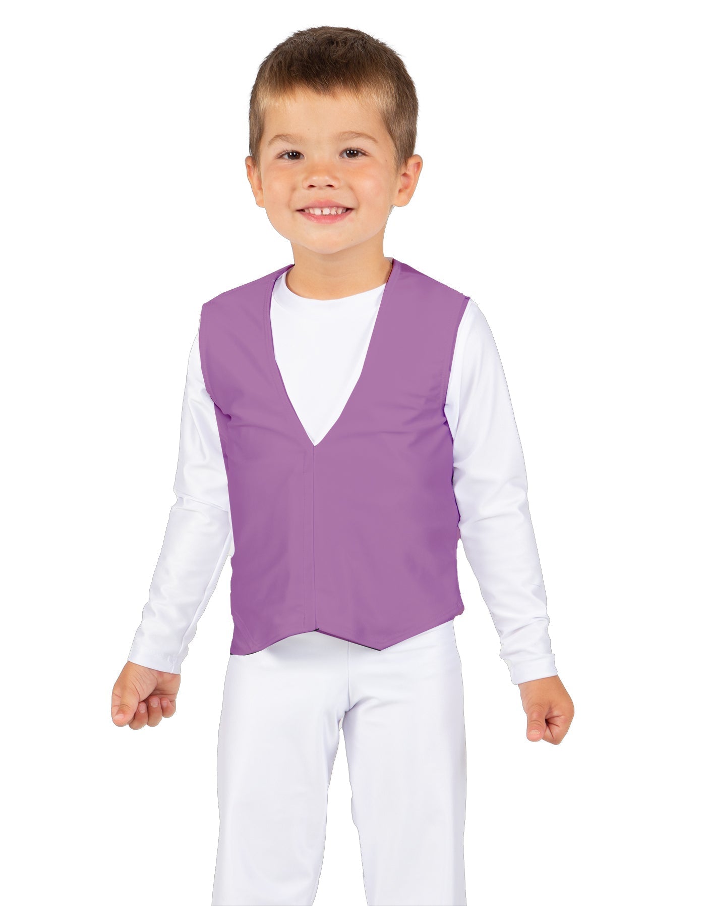 Solid Lycra Boys Vest