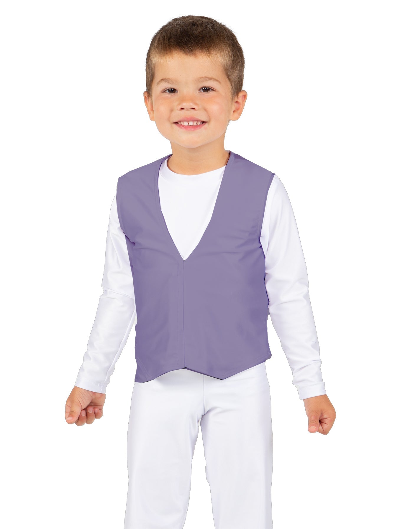 Solid Lycra Boys Vest