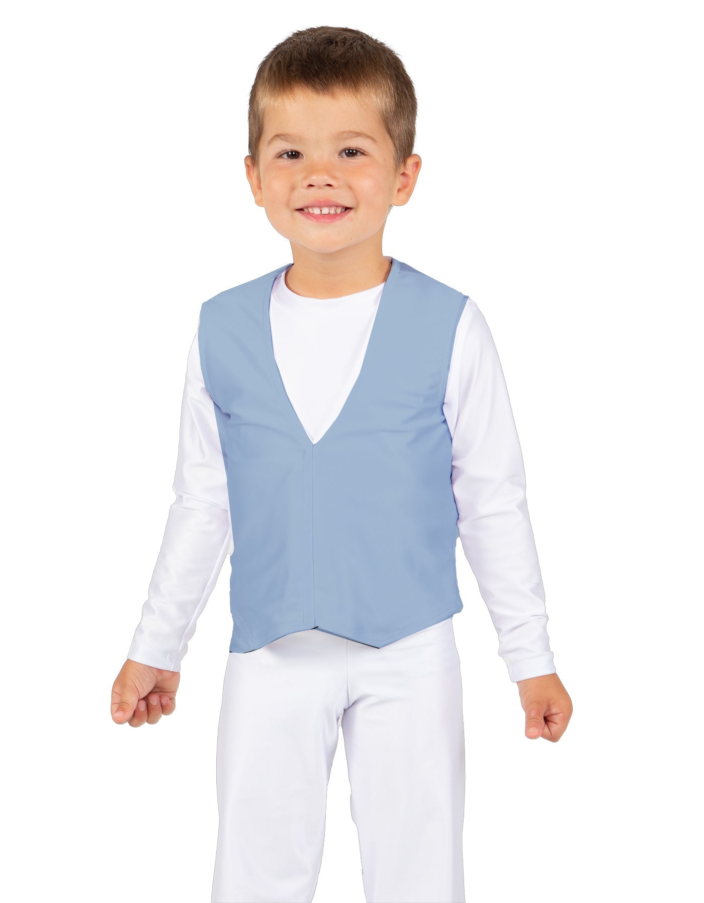 Solid Lycra Boys Vest