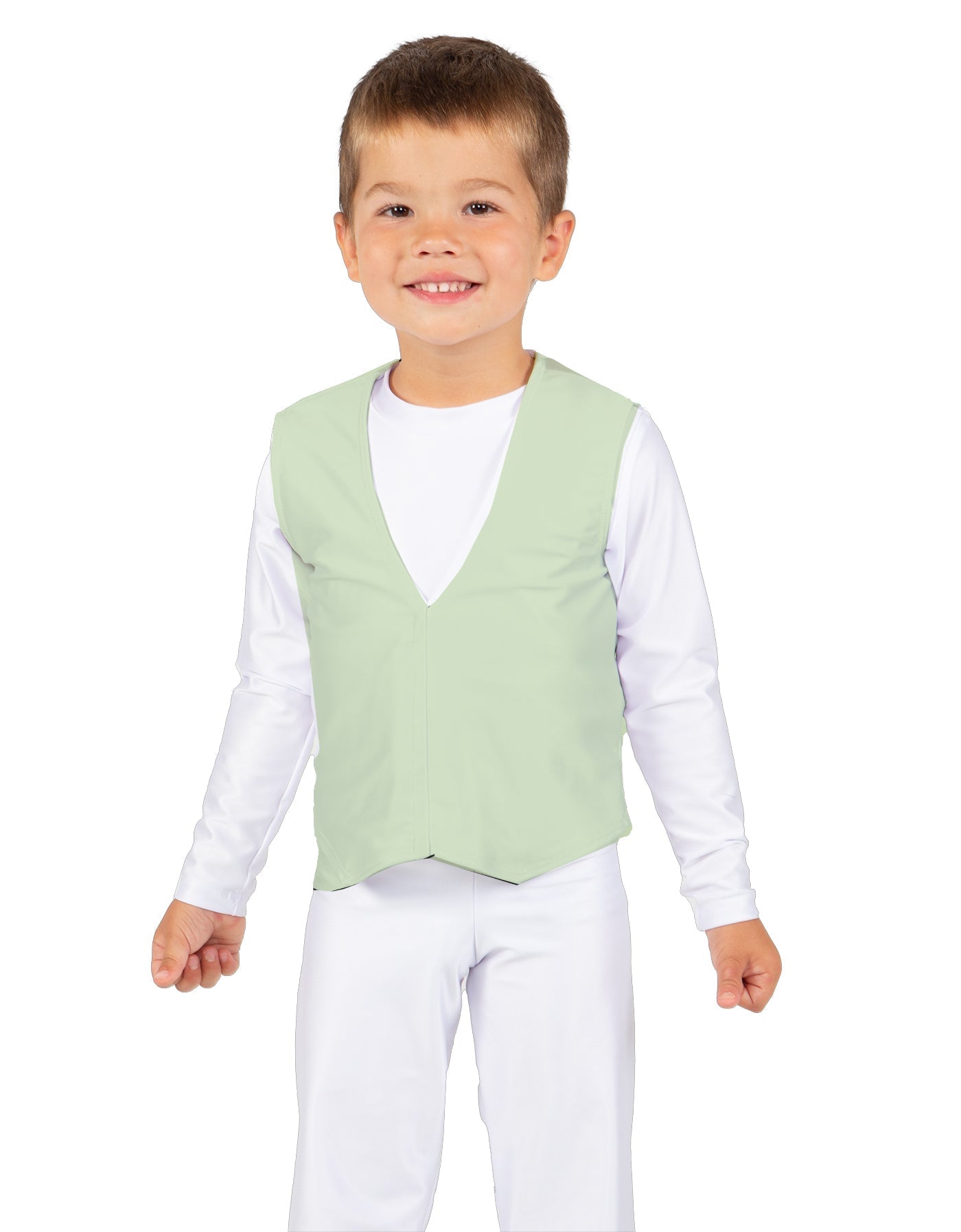 Solid Lycra Boys Vest