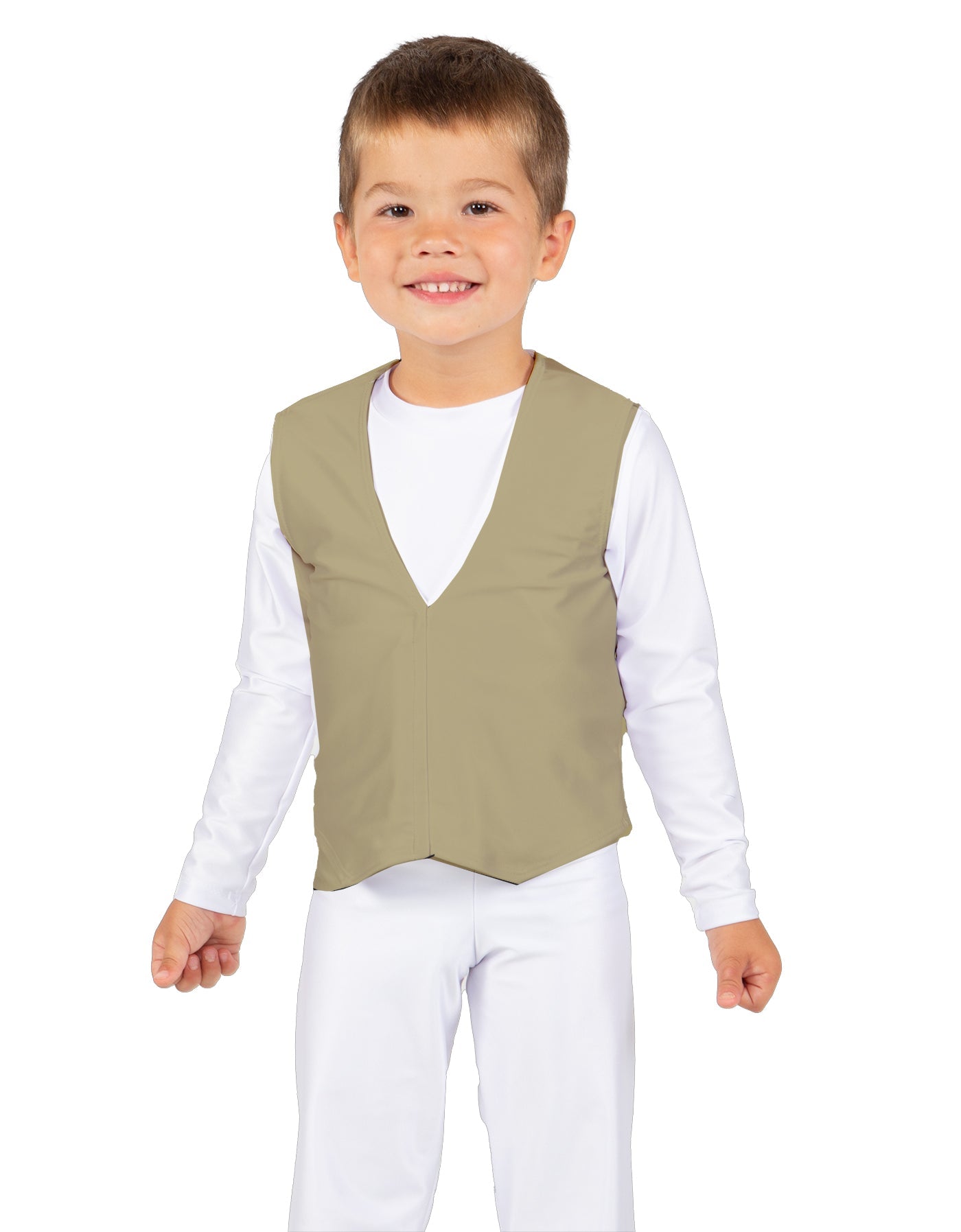 Solid Lycra Boys Vest