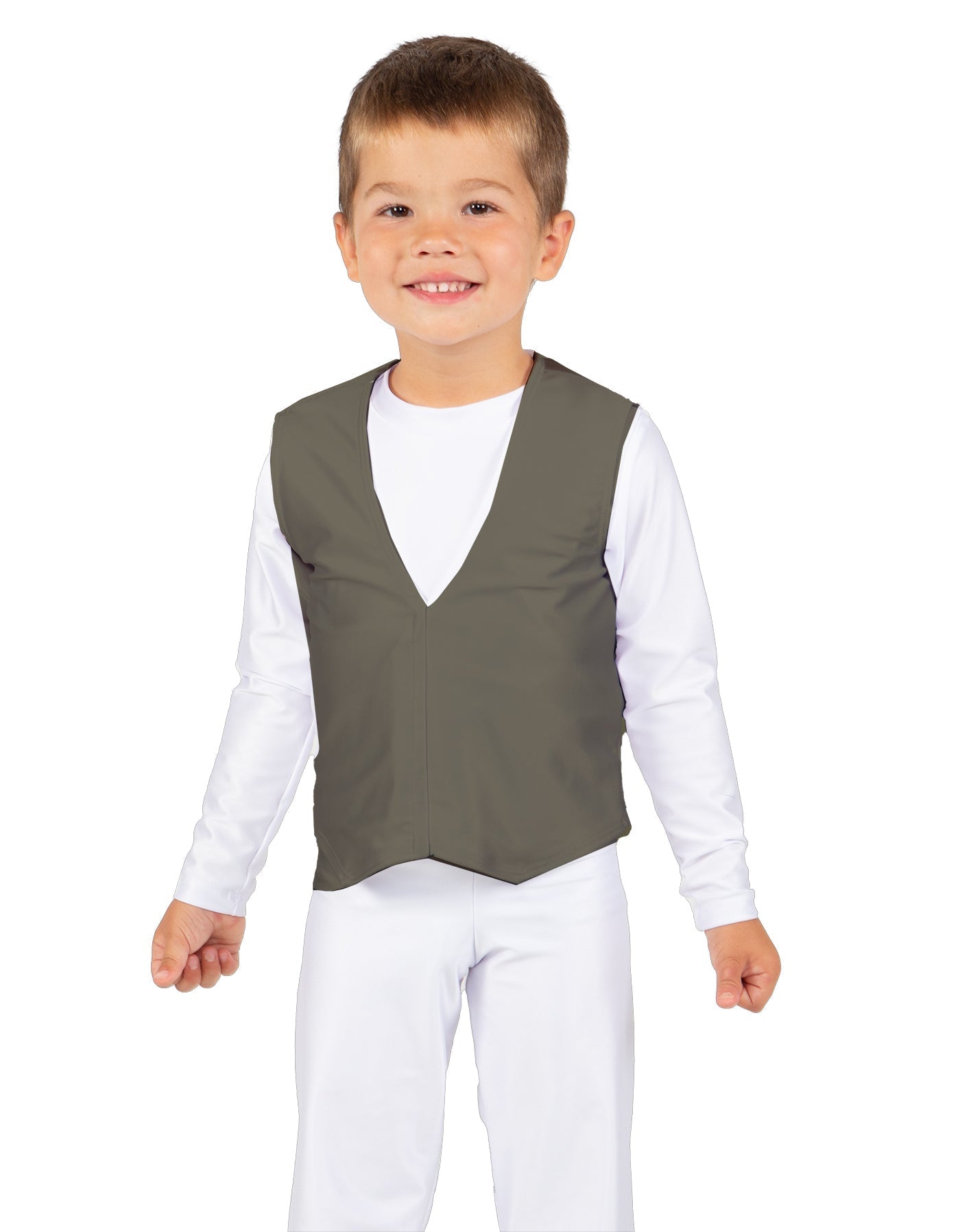 Solid Lycra Boys Vest