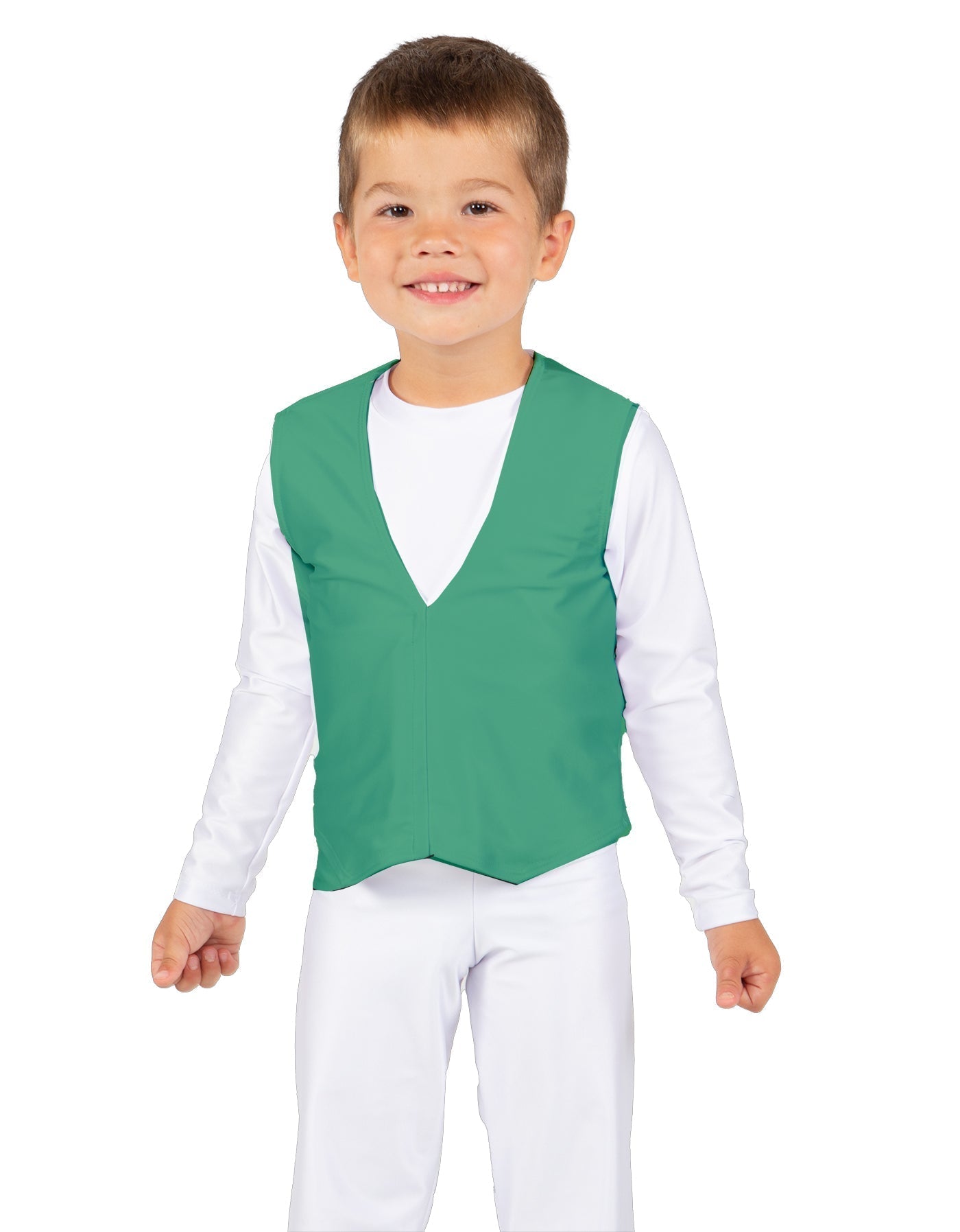 Solid Lycra Boys Vest
