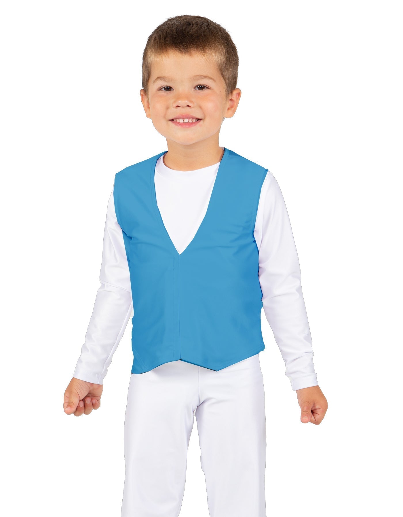 Solid Lycra Boys Vest