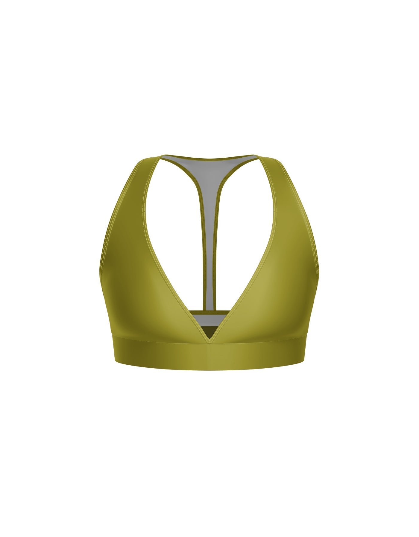 Solid Lycra Simple Bralette