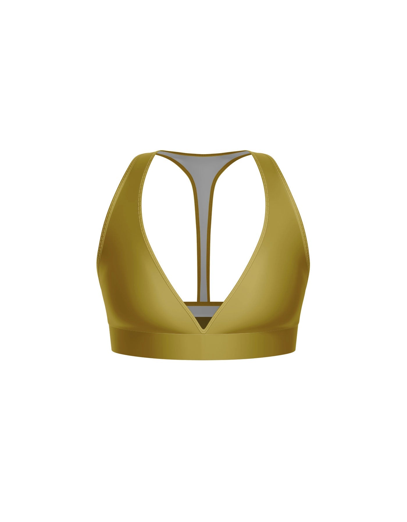 Solid Lycra Simple Bralette