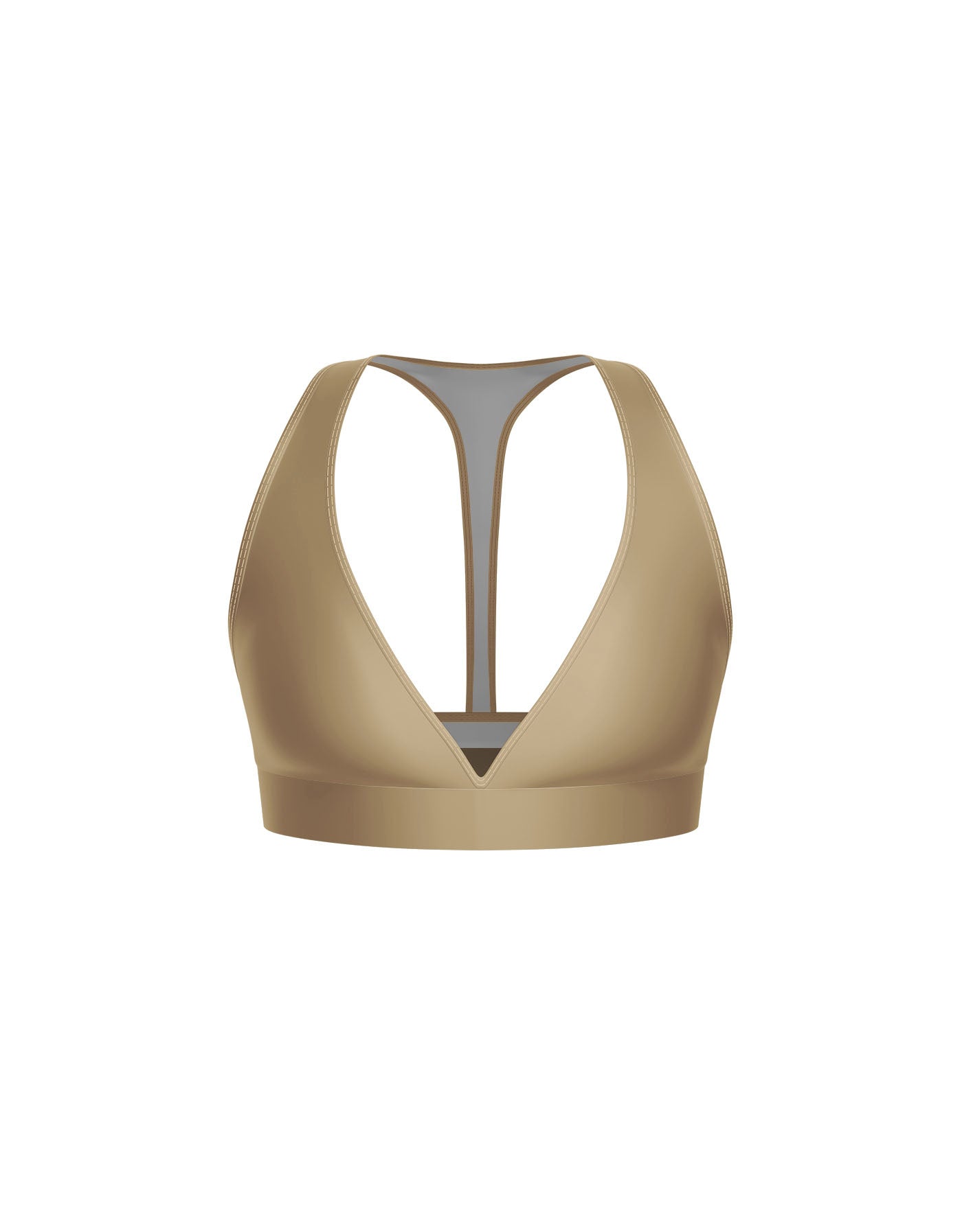 Solid Lycra Simple Bralette