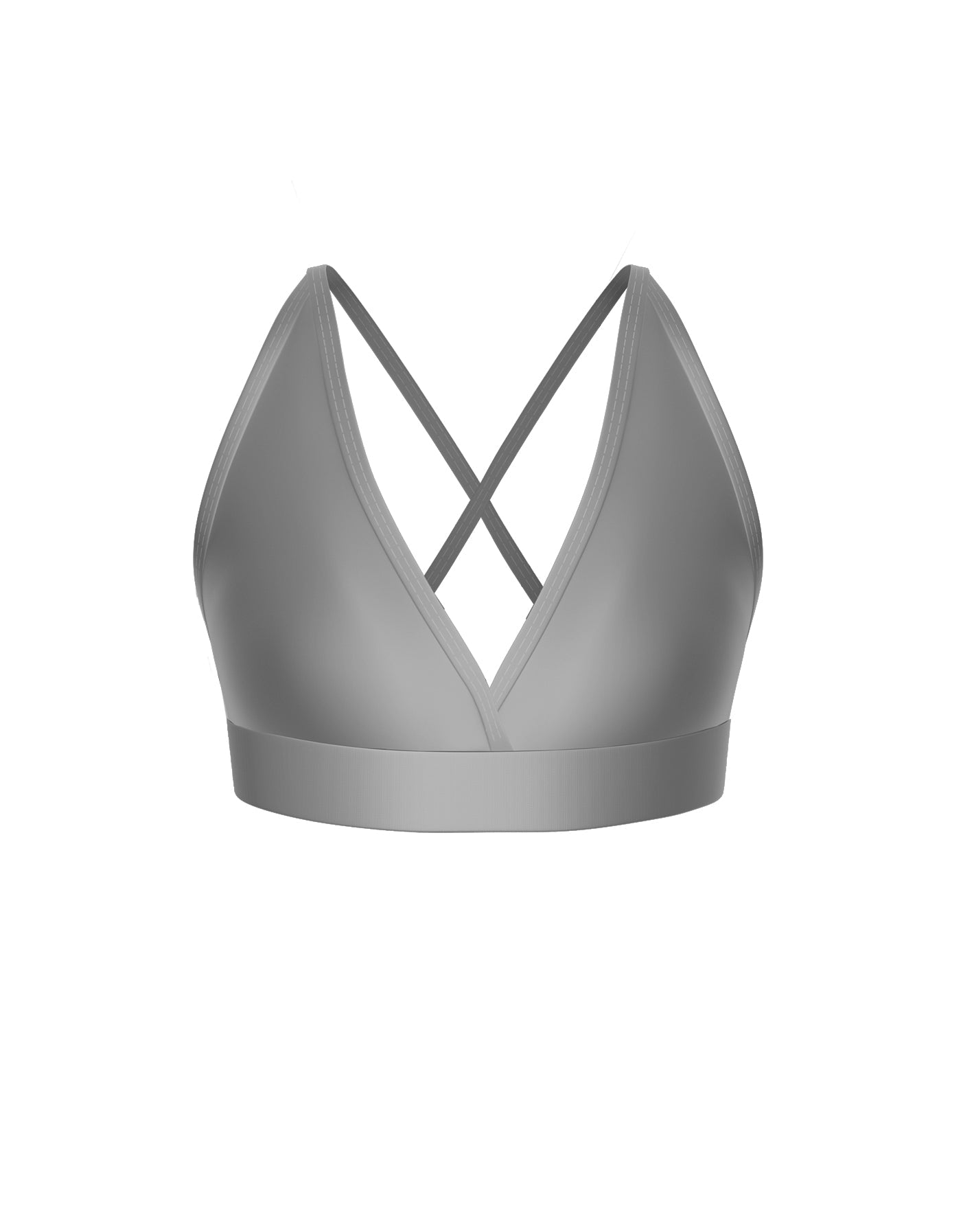 Solid Lycra V Bra